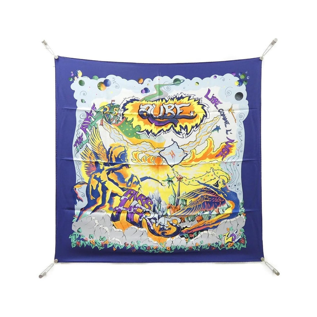 Hermes AUBE LIBRE COMME L'ANGE Carre Scarf Muffler