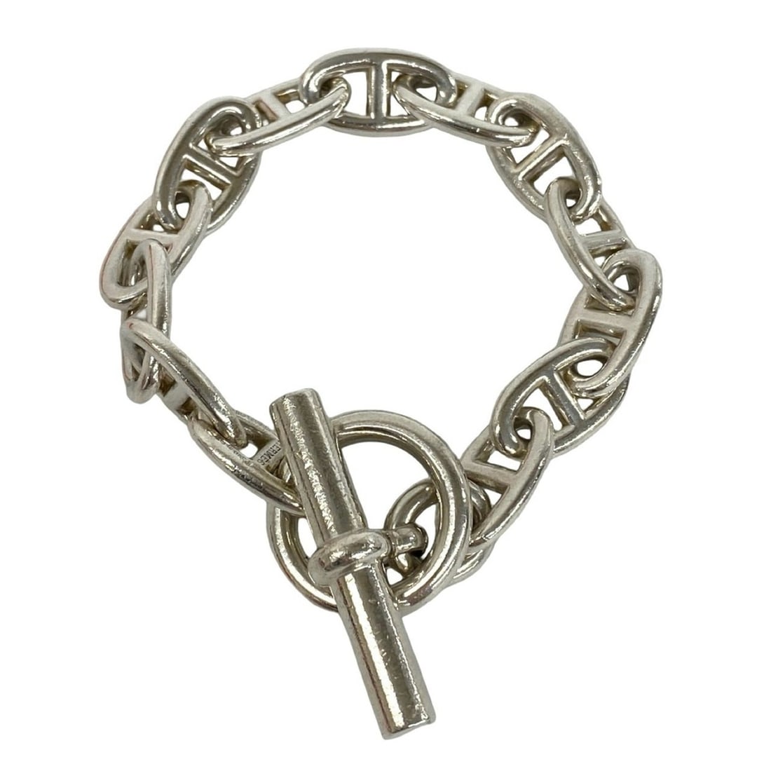 HERMES Chaine d'Ancre GM 13-link bracelet, sterling silver 925, accessory, silver, item number 34260 (1 of 6)