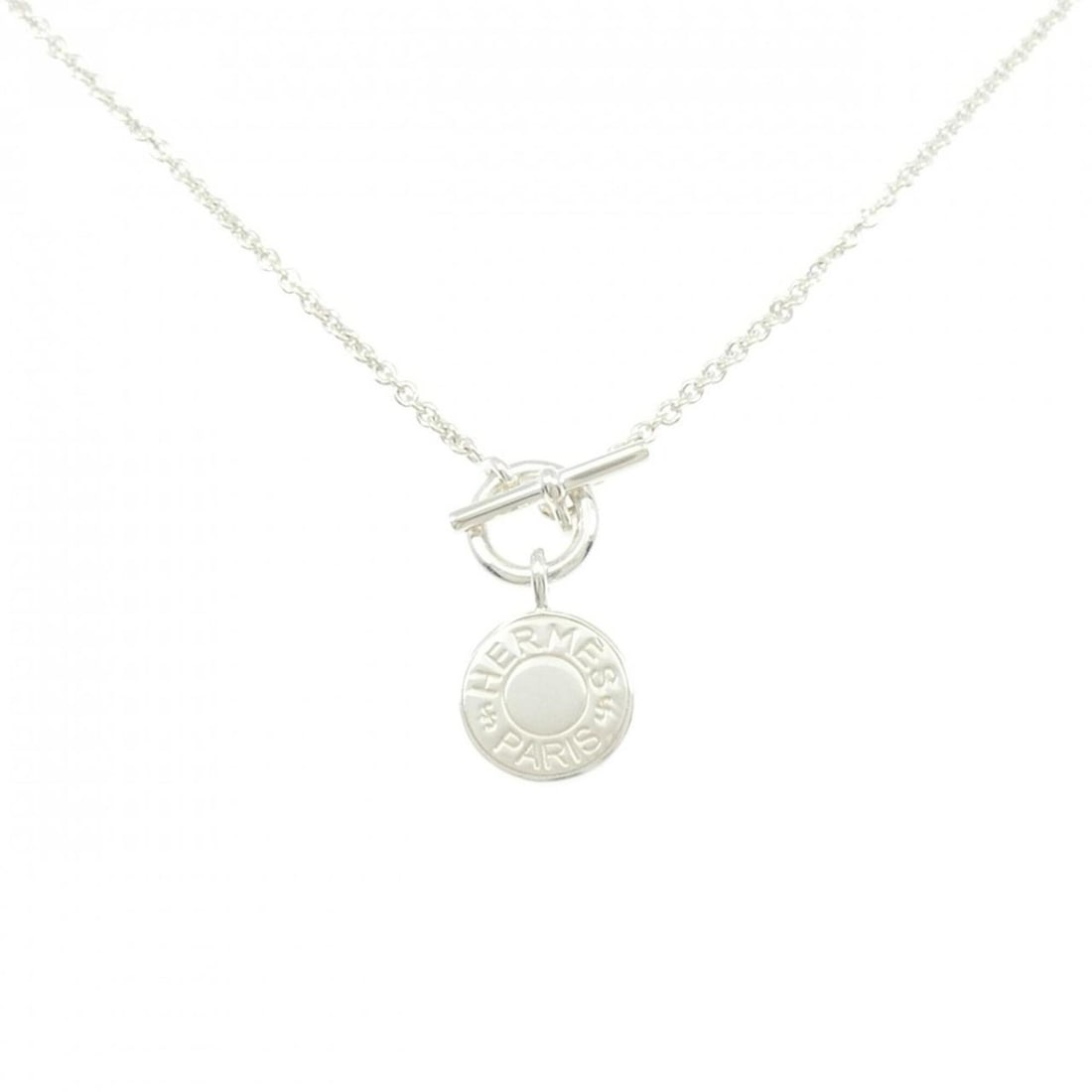 Hermes Amulette H Confetti Necklace: --- Catalog ---Category: SizePendant Size: 26.8mm x 13.9mm / 1.05'' x 0.54''Neck Circumference: 40 cm / 15.74''Category: DesignGender: WomenMaterial: Silver 925Necklace Type: NecklaceCategory: