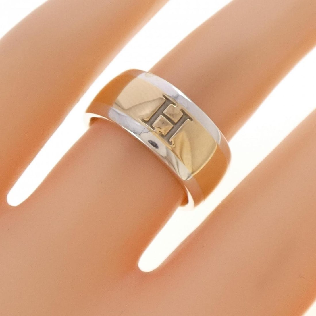 Hermes 925 750YG Ring - 5