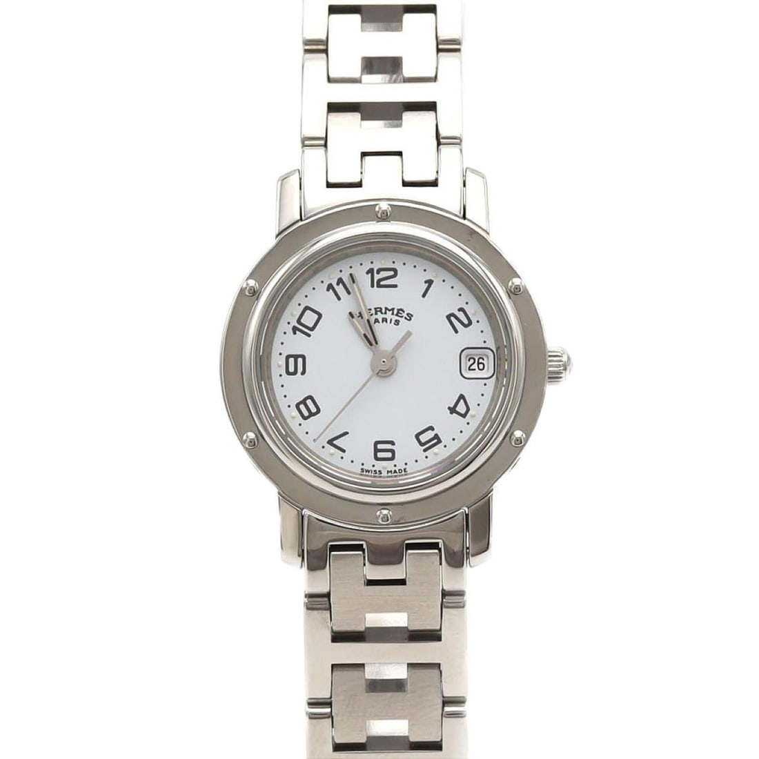 Hermes Clipper CL4.210 SS Quartz Watch (1 of 7)