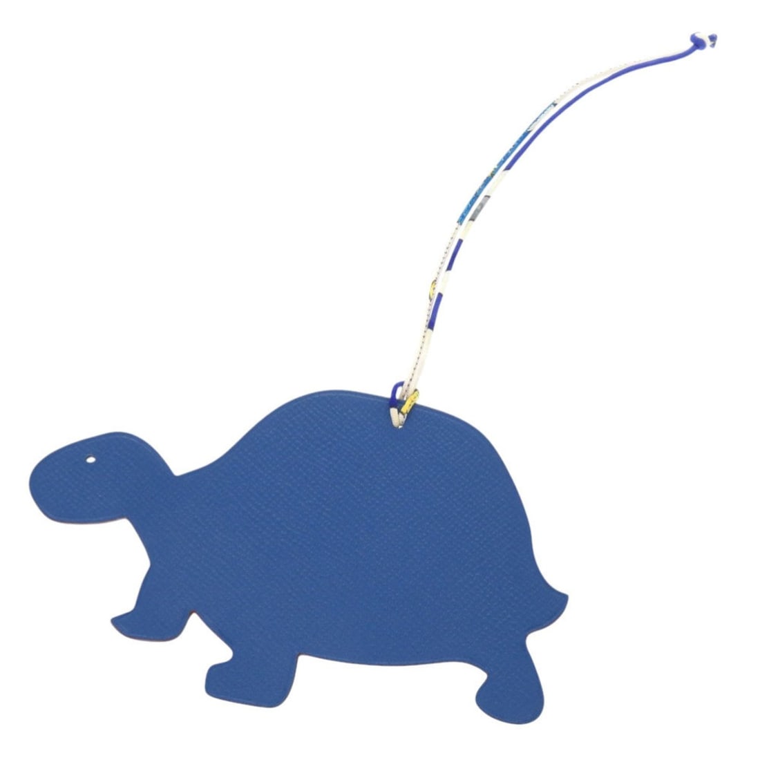 Hermes Petit H Turtle Blue Gray Leather Accessory Bag Charm 1299 HERMES