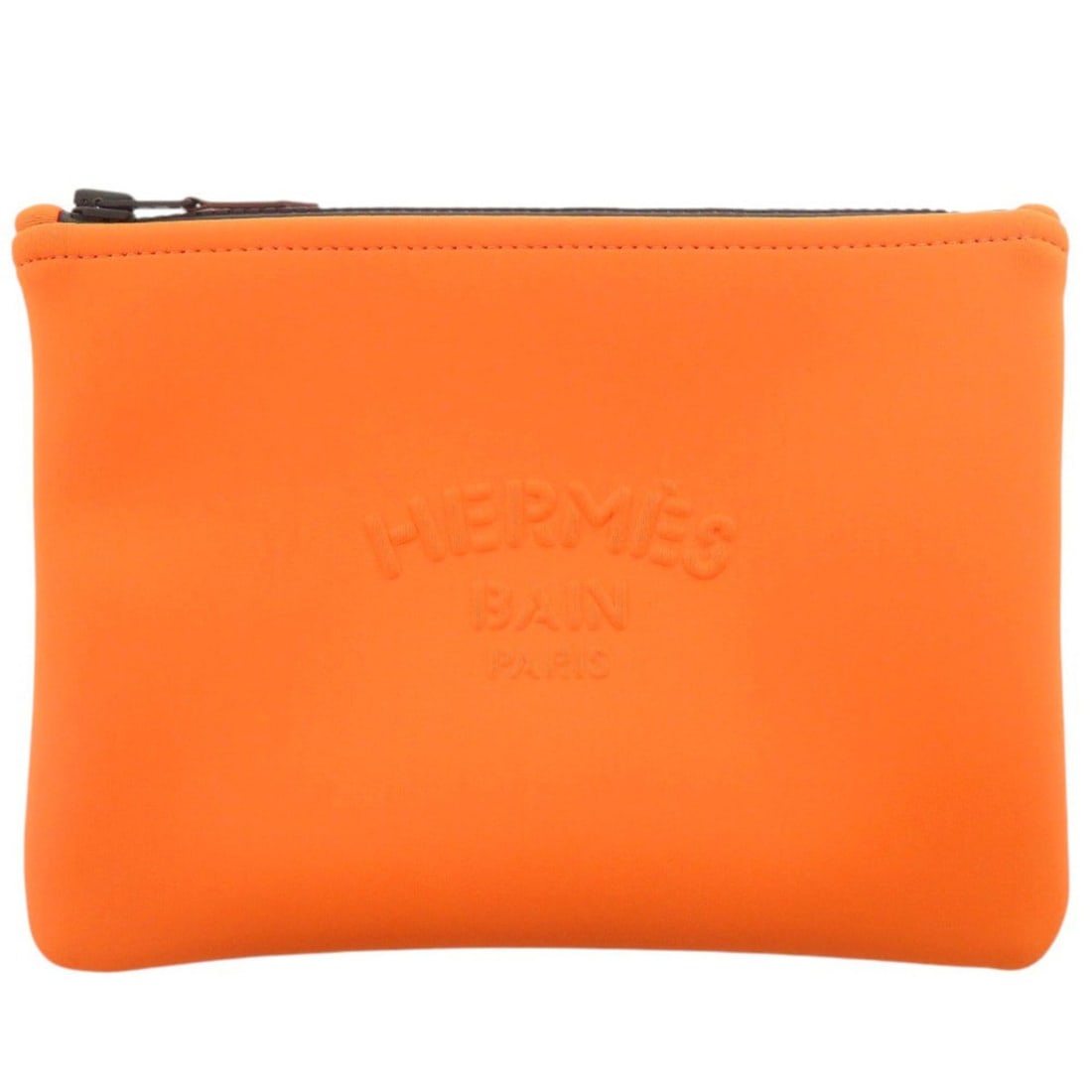 Hermes Neoban PM Polyamide Orange Handbag Pouch 0820HERMES