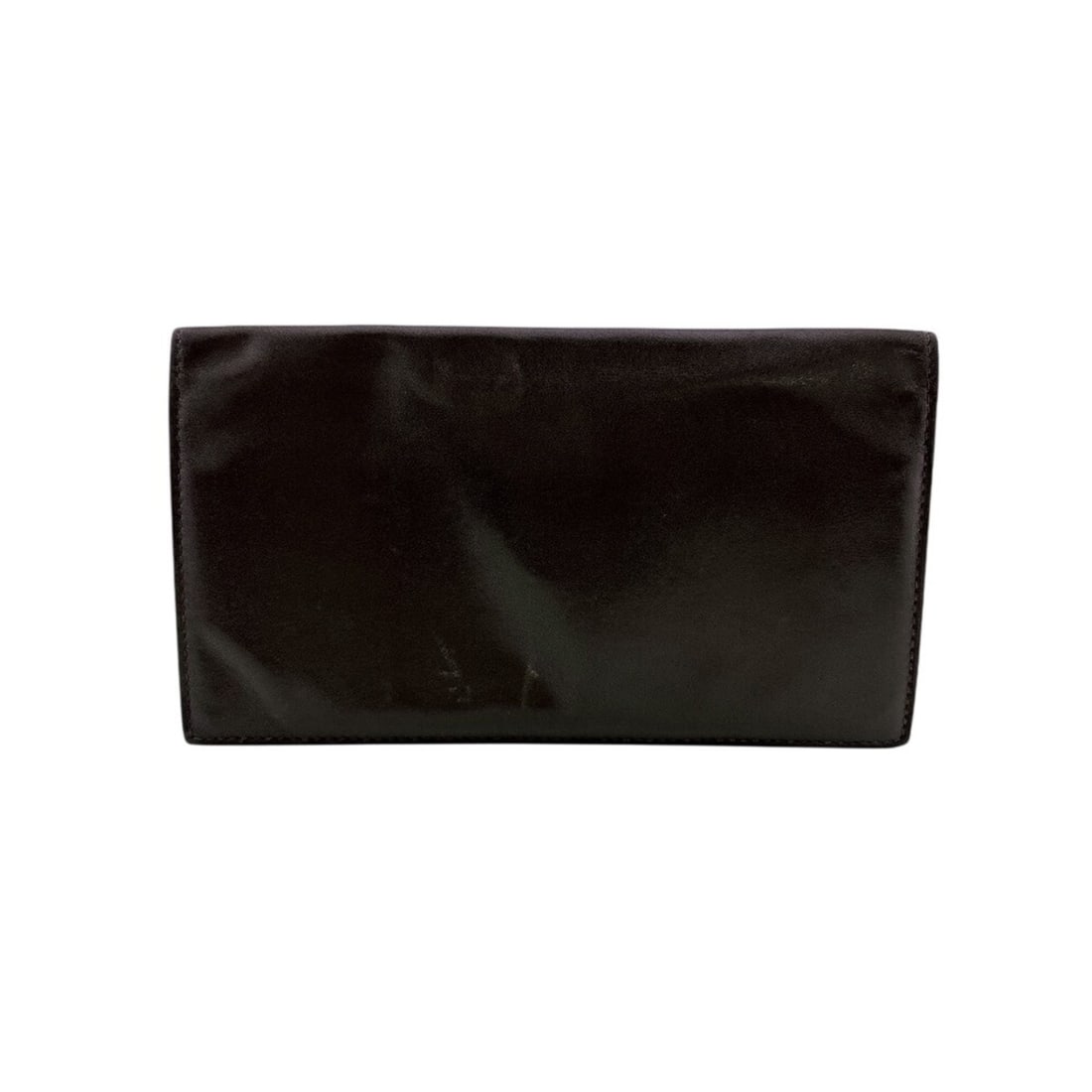 HERMES Citizen Twill Long Wallet, Card Case, Bi-fold Brown