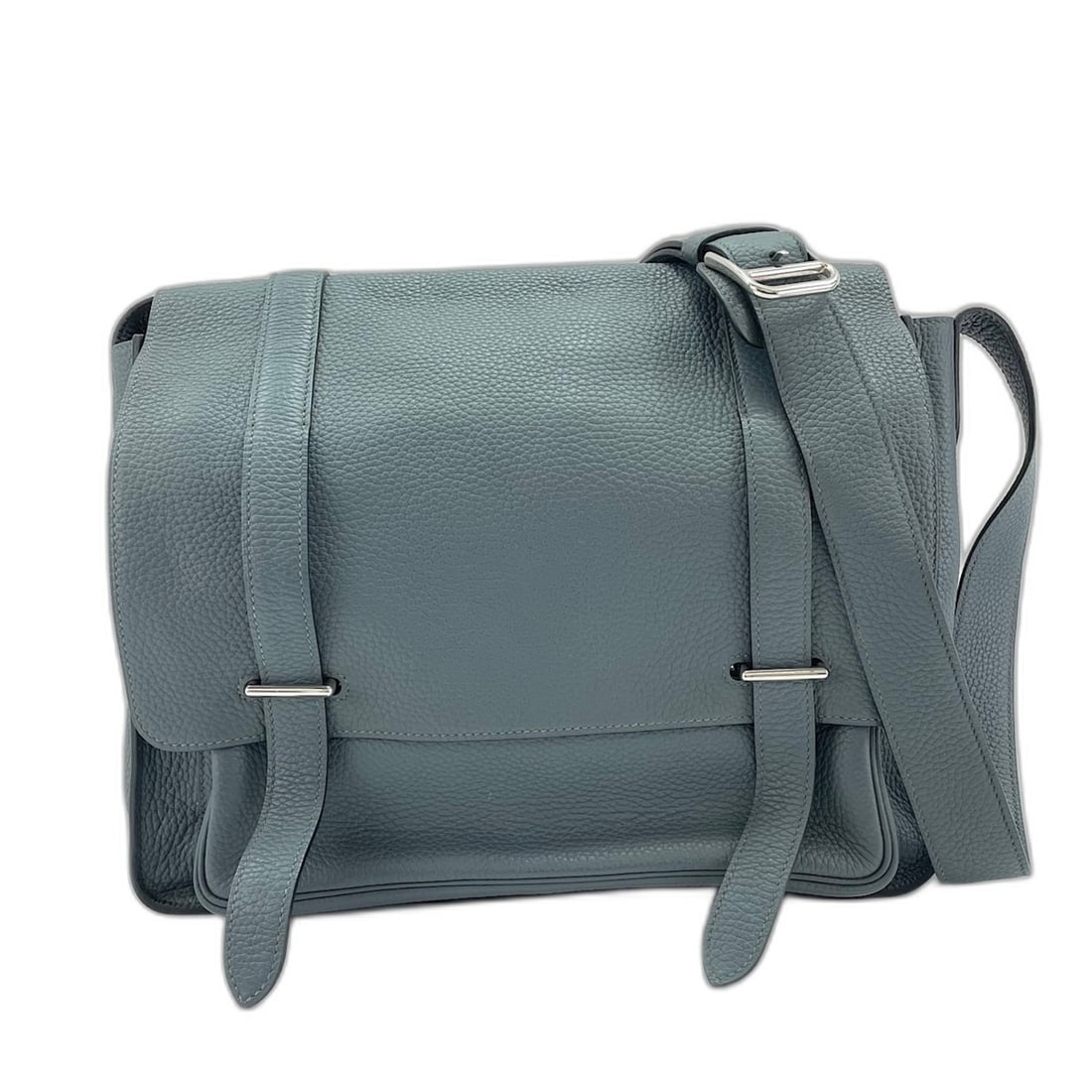 Hermes Steve Wright Shoulder Bag, Gray