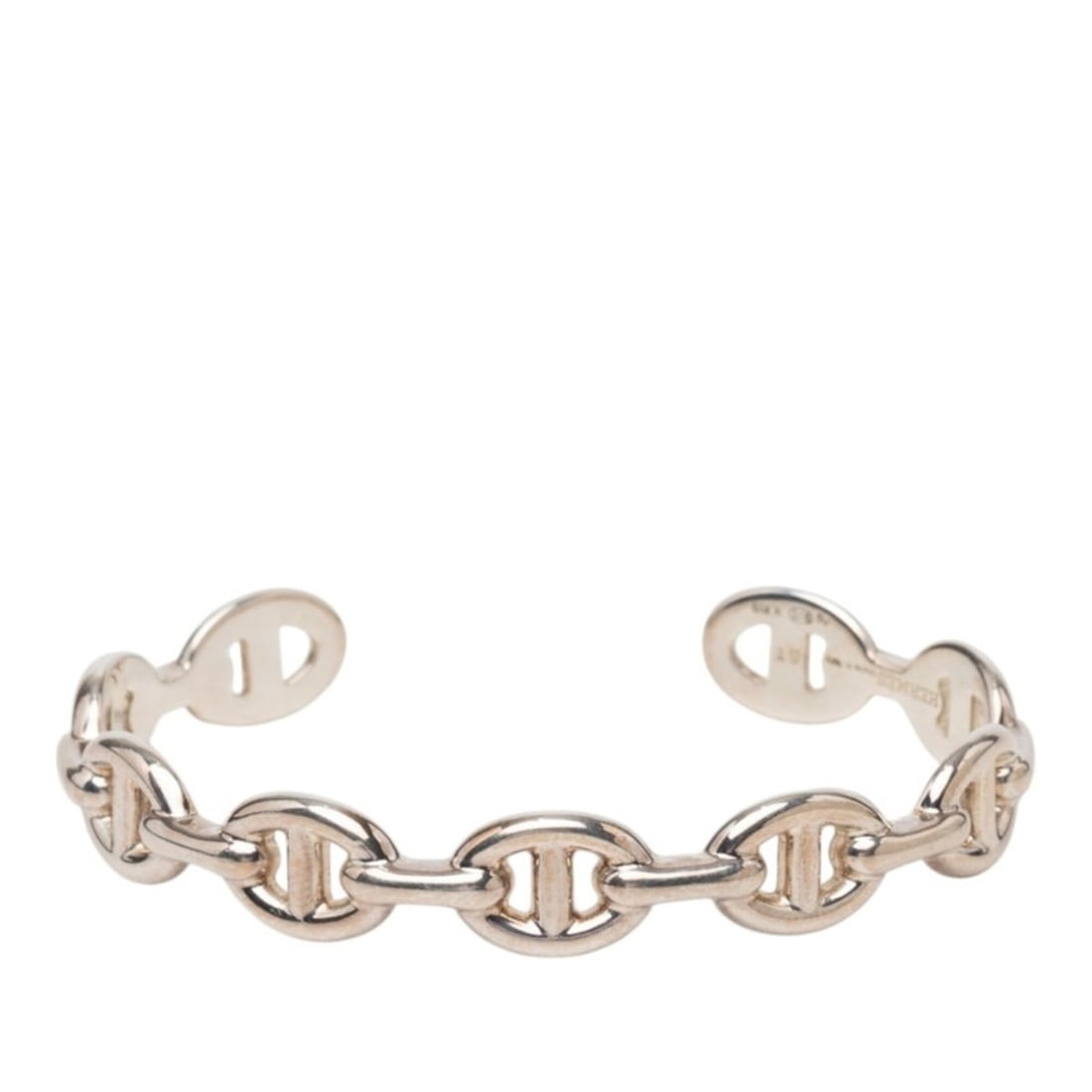Hermes Chaine d'Ancre Enchainée ST Bangle SV925 Silver Women's HERMES (1 of 5)