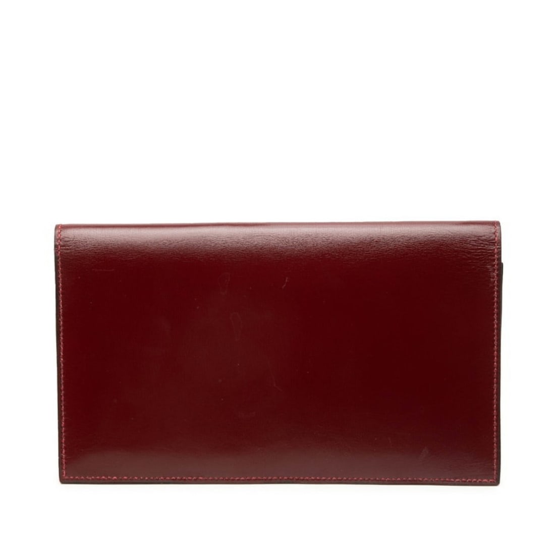 Hermes Billfold Long Wallet Wine Red Bordeaux Box Calf Leather Women's HERMES: --- Catalog ---Category: SizeSize (HxWxD): 11cm x 18.5cm x 1cm / 4.33'' x 7.28'' x 0.39''Category: DesignType: Long wallet (bi-fold)Color: Bordeaux, Red color, WineGender: WomenMaterial: Box calf leat