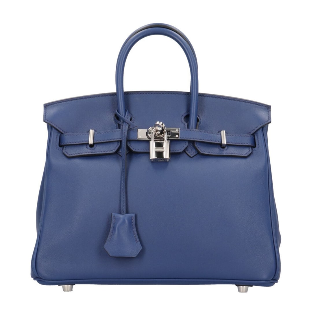 Hermes Birkin 25 Handbag, Veau Swift Leather, Blue, Women's HERMES