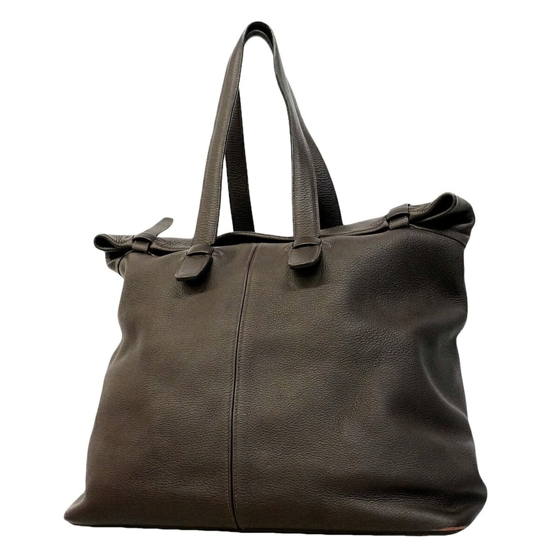 Hermes Tote Bag, Taurillon Clemence Leather, Ebene, ?E Stamp, Men's/Women's