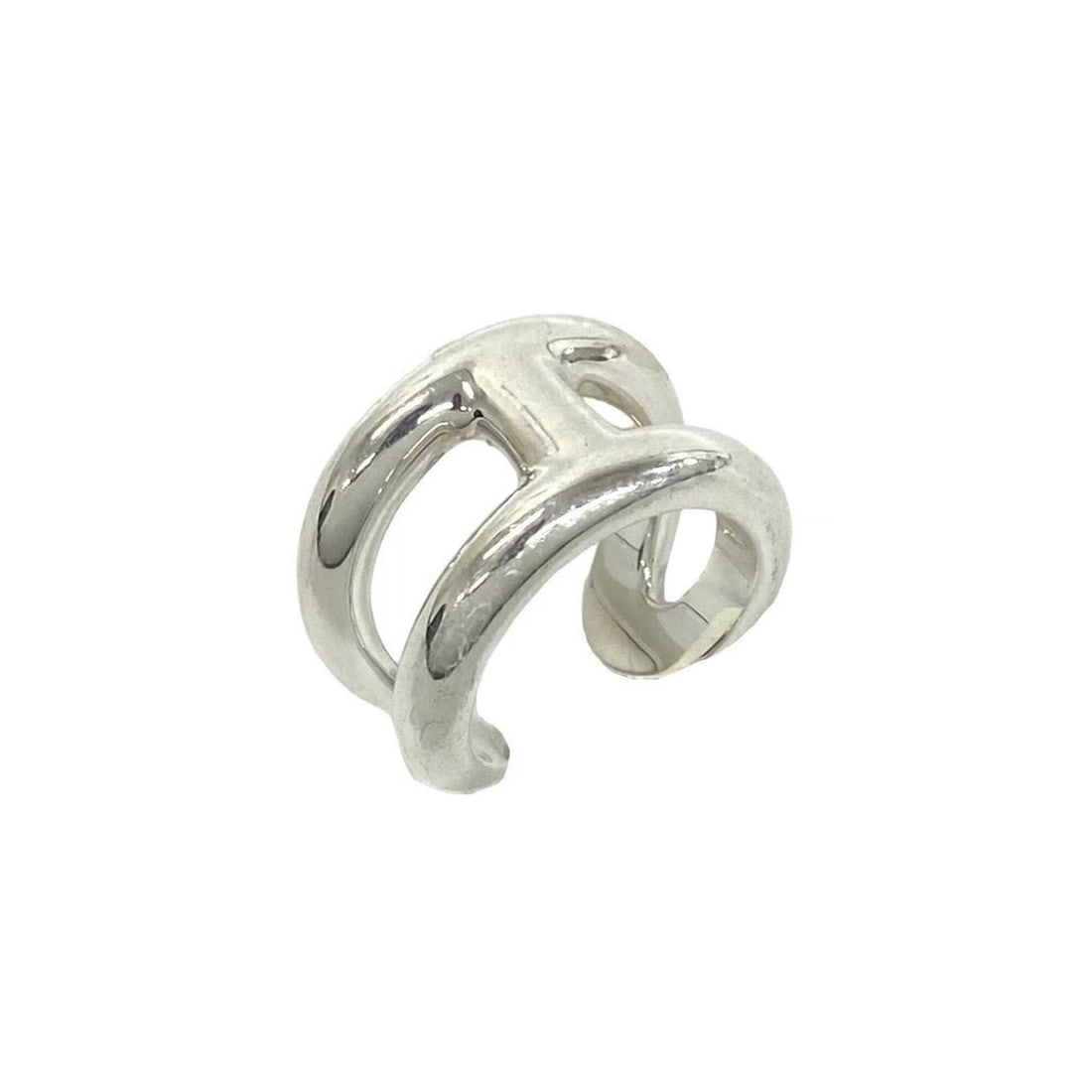 HERMES Osmos PM Ring, Sterling Silver 925, Accessory, Item No. 10480: --- Catalog ---Category: SizeJP Size: 12US Size: 6.5Category: DesignType: Band ringColor: SilverGender: WomenMaterial: Silver 925Category: GeneralBrand: Hermes--- Item List ---Section: ConditionRankin