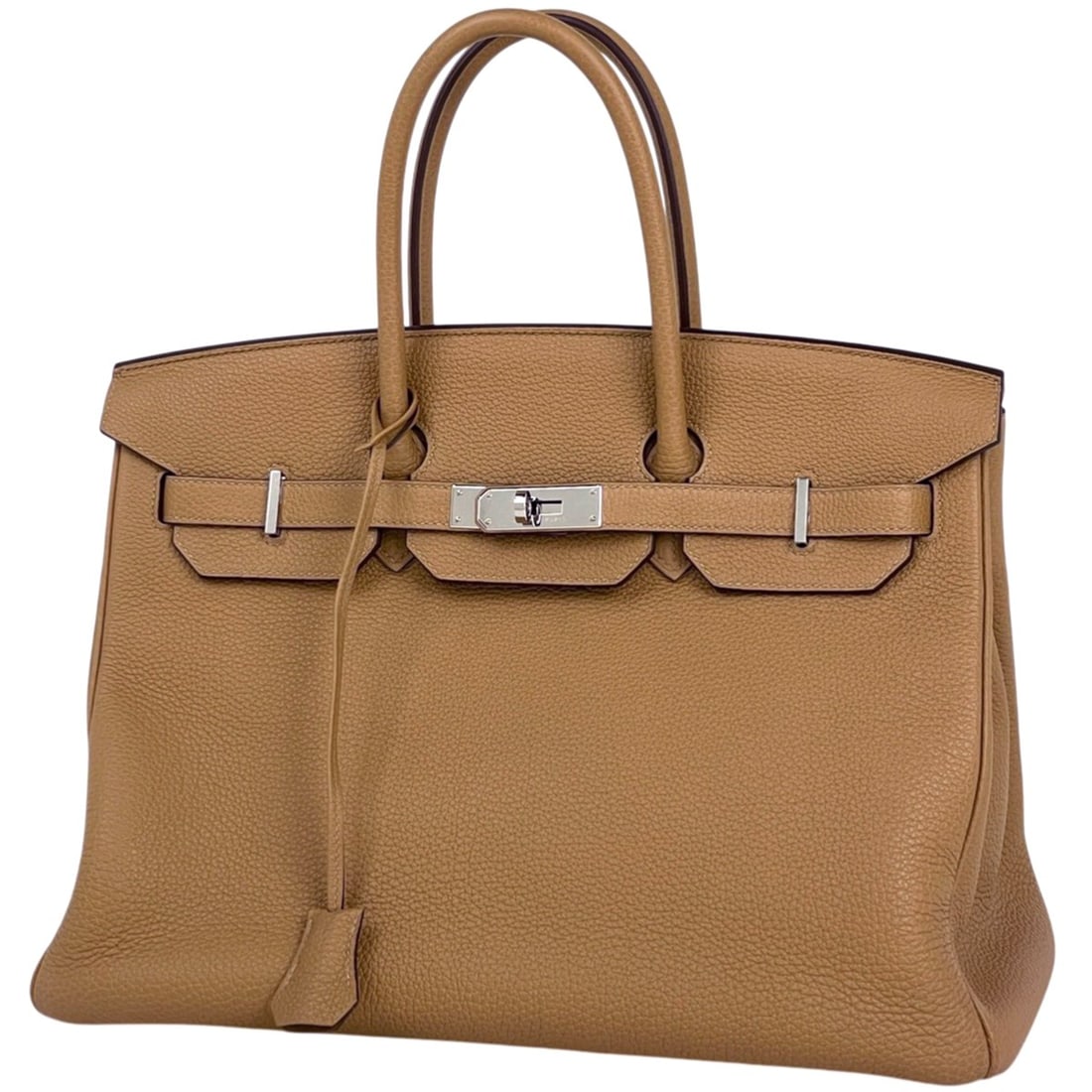 Hermes Birkin 35 Handbag, Togo Leather, Biscuit (Brown), Z, Women's