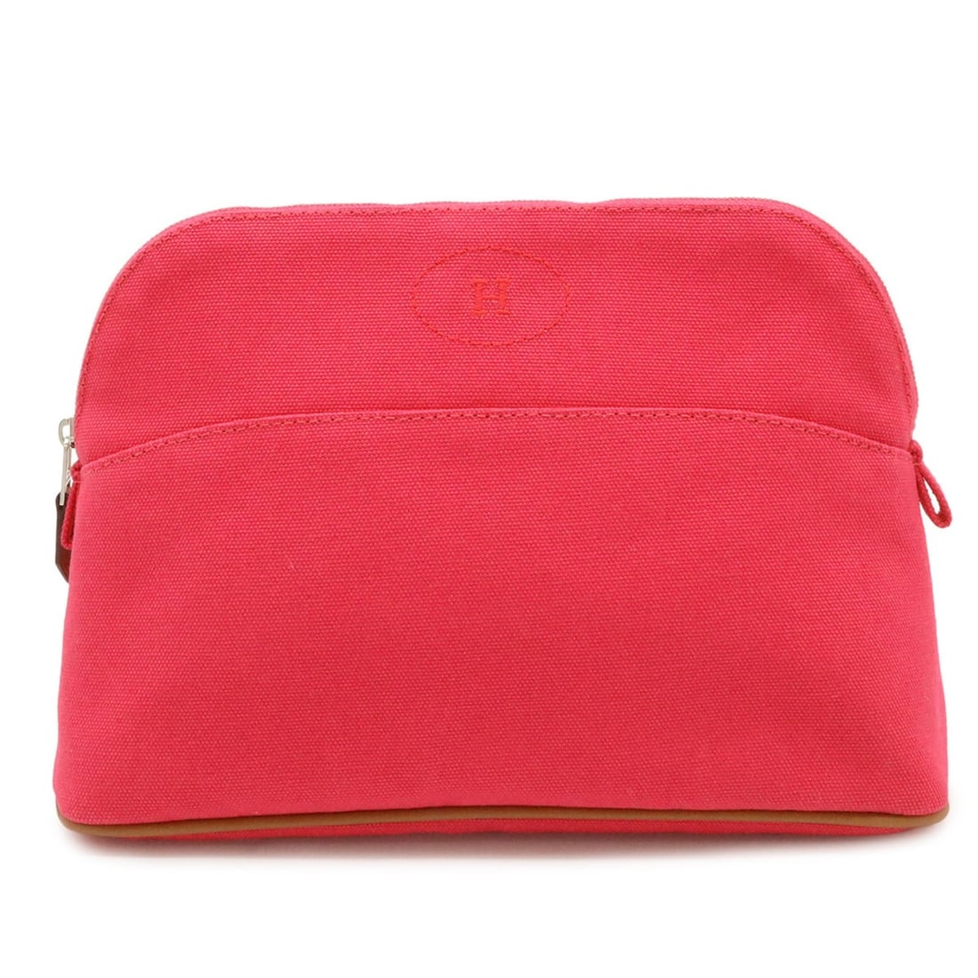 HERMES Bolide Pouch 25 Handbag Multi-purpose Canvas Leather Fuchsia Pink: --- Catalog ---Category: SizeWeight: 150g / 5.29oz.Size (HxWxD): 16.5cm x 25cm x 8.5cm / 6.49'' x 9.84'' x 3.34''Category: DesignType: HandbagColor: FuchsiaStyle: CasualGender: WomenMaterial: Canvas C