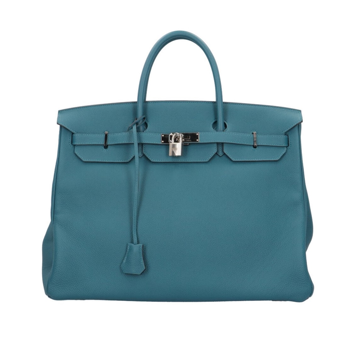 Hermes Birkin 40 Handbag, Togo Leather Green, Women's HERMES