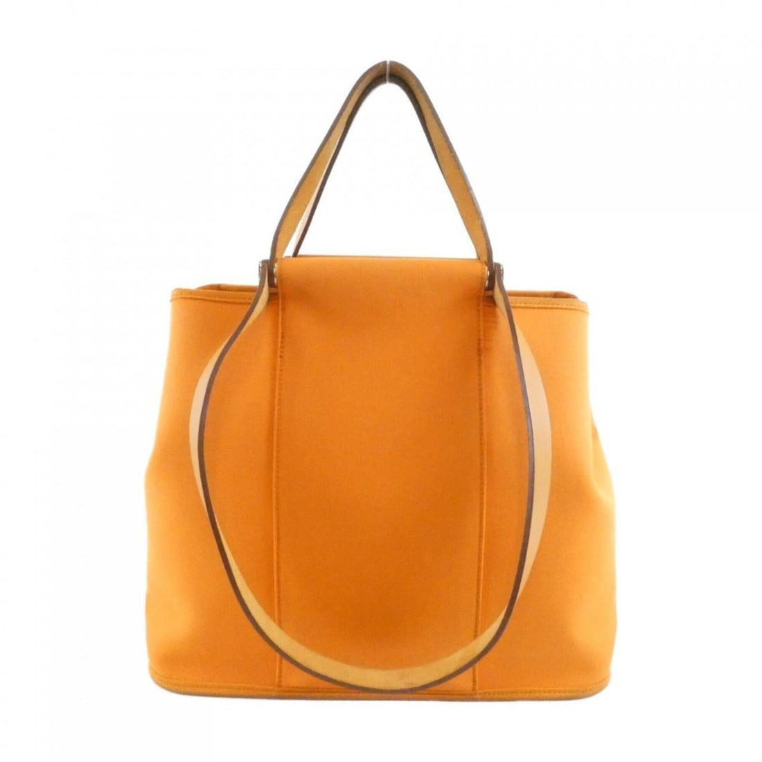 Hermes Cabas PM 056120CK Handbag: --- Catalog ---Category: SizeSize (HxWxD): 26cm x 32cm x 11cm / 10.23'' x 12.59'' x 4.33''Category: DesignType: HandbagColor: OrangeGender: WomenMaterial: Toile officier Hardware Color: