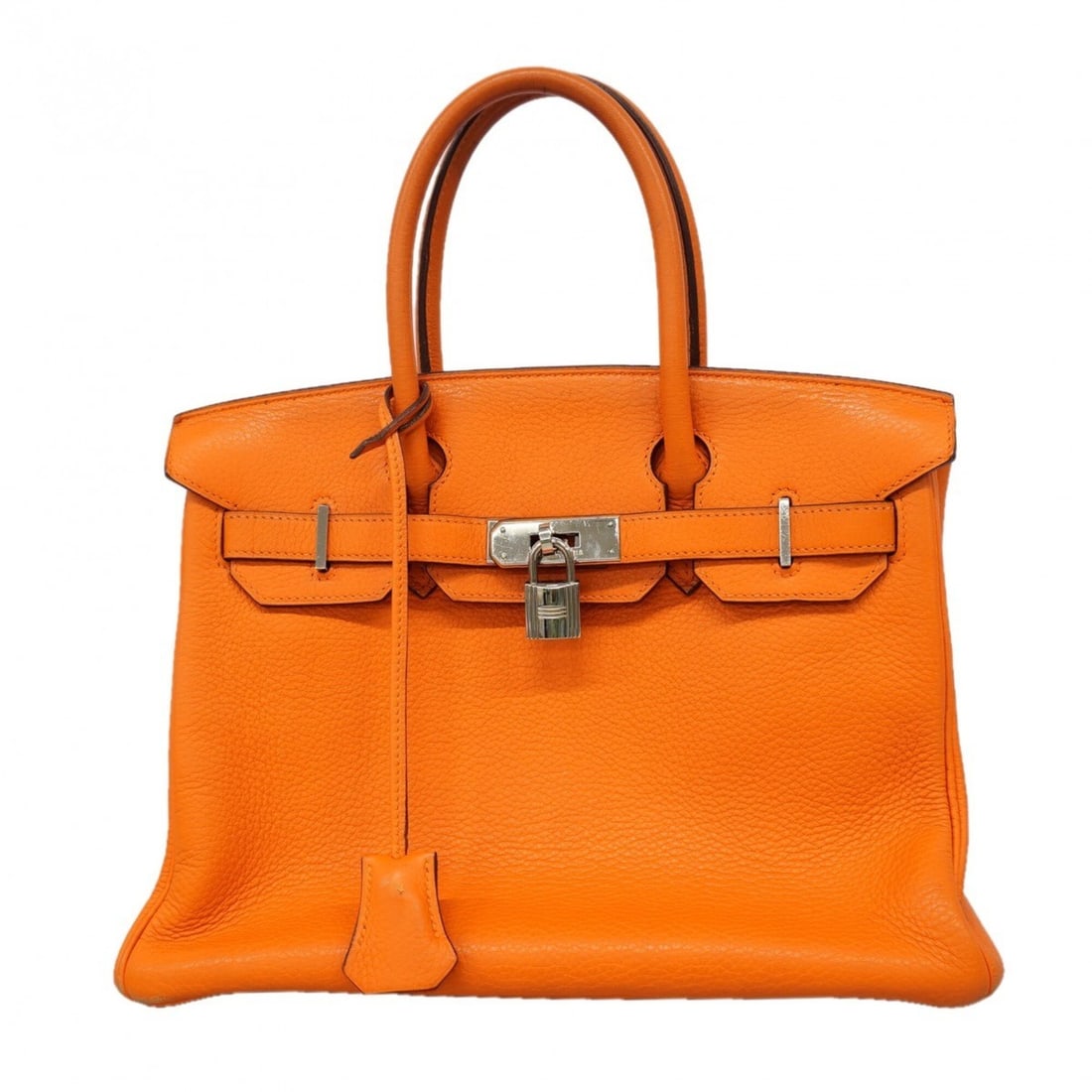 Hermes Birkin 30 handbag, Togo leather, orange, ?G stamp, women's.: --- Catalog ---Category: SizeSize (HxWxD): 24cm x 29cm x 15cm / 9.44'' x 11.41'' x 5.9''Category: DesignType: HandbagColor: OrangeGender: WomenMaterial: Togo leather Hardware Color: SilverCategory: Ge
