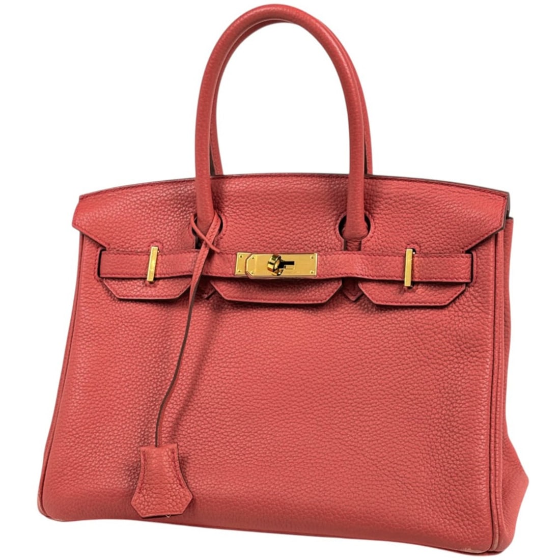 Hermes Birkin 30 Handbag, Taurillon Clemence Leather, Bougainvillea Pattern, X, Women's.