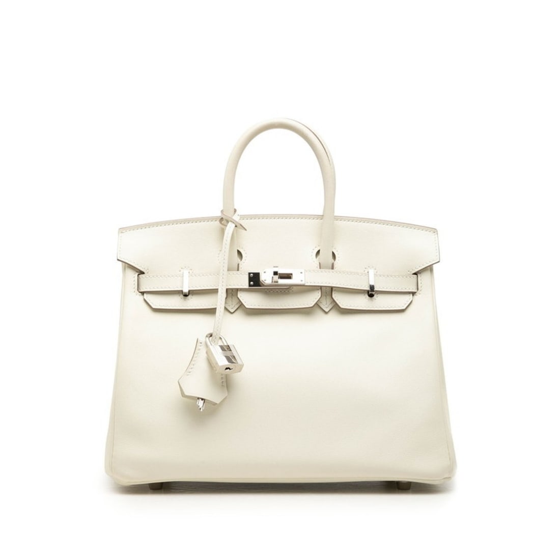 Hermes Birkin 25 handbag, B stamp, inside stitching, mushroom pattern, silver hardware, Swift: --- Catalog ---Category: SizeSize (HxWxD): 20cm x 25cm x 13.5cm / 7.87'' x 9.84'' x 5.31''Category: DesignType: HandbagGender: WomenMaterial: Swift leather Category: GeneralBrand: Hermes--- Item List