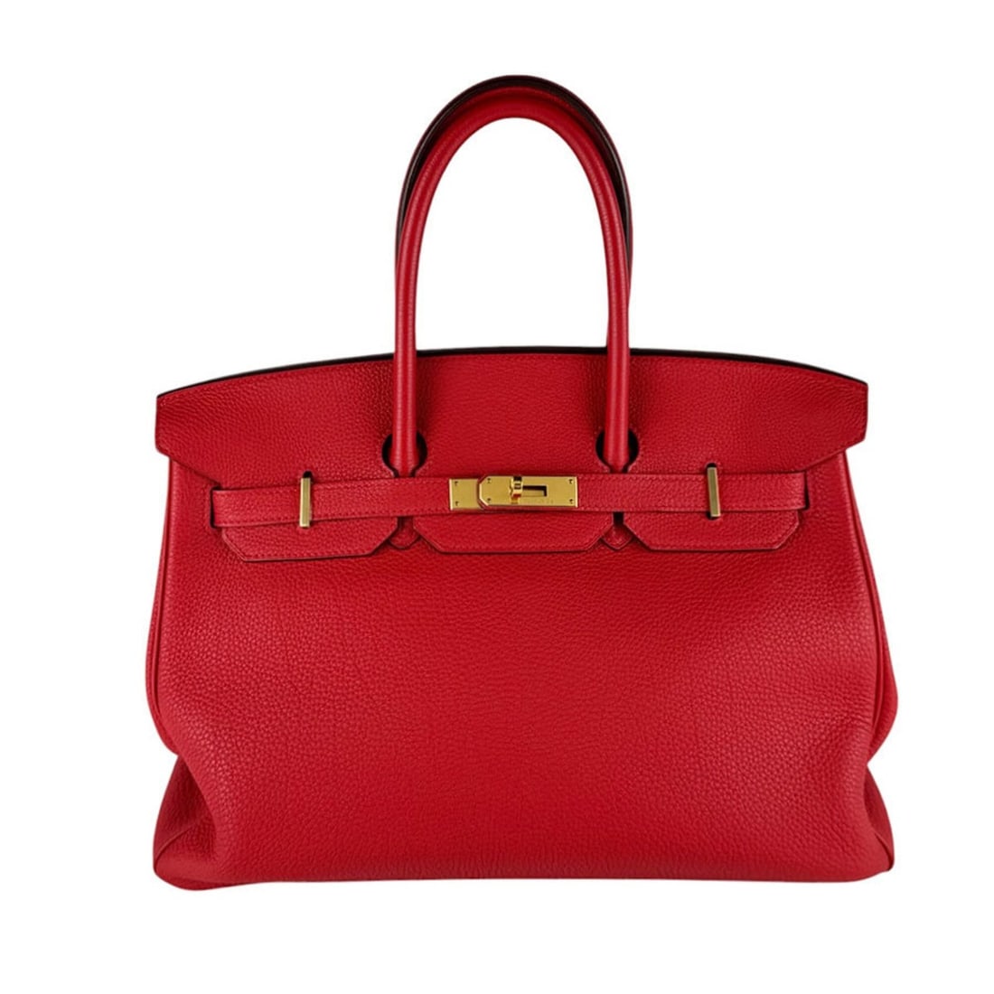 Hermes Birkin 35 handbag, Togo leather, Rouge Casaque gold, women's, z10366: --- Catalog ---Category: SizeSize (HxWxD): 24cm x 35cm x 18cm / 9.44'' x 13.77'' x 7.08''Category: DesignType: HandbagColor: Rouge casaqueGender: WomenMaterial: Togo leather Category: GeneralBrand: