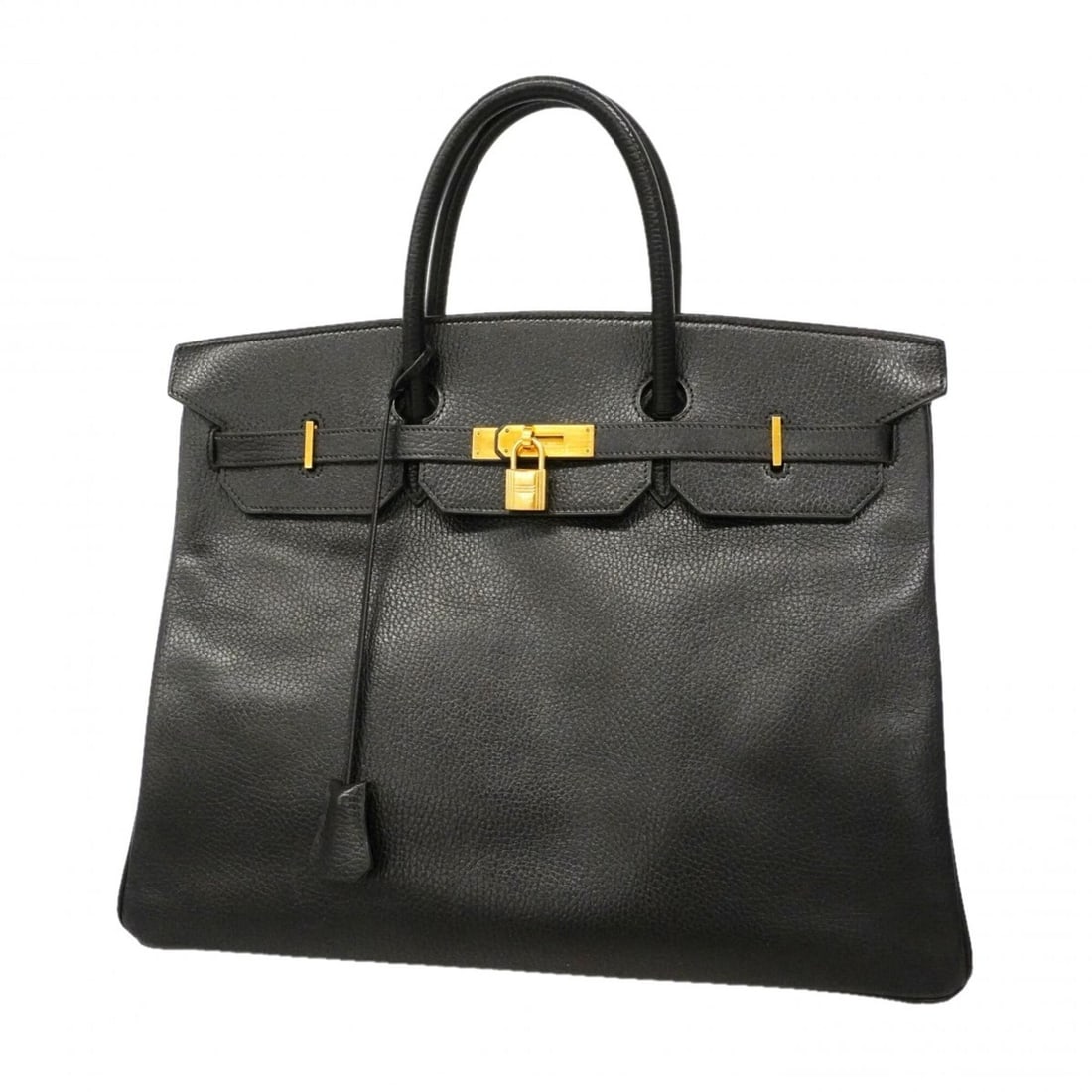 Hermes Birkin 40 Handbag, Ardennes Leather, Black, with Y stamp, Men's, P3105430