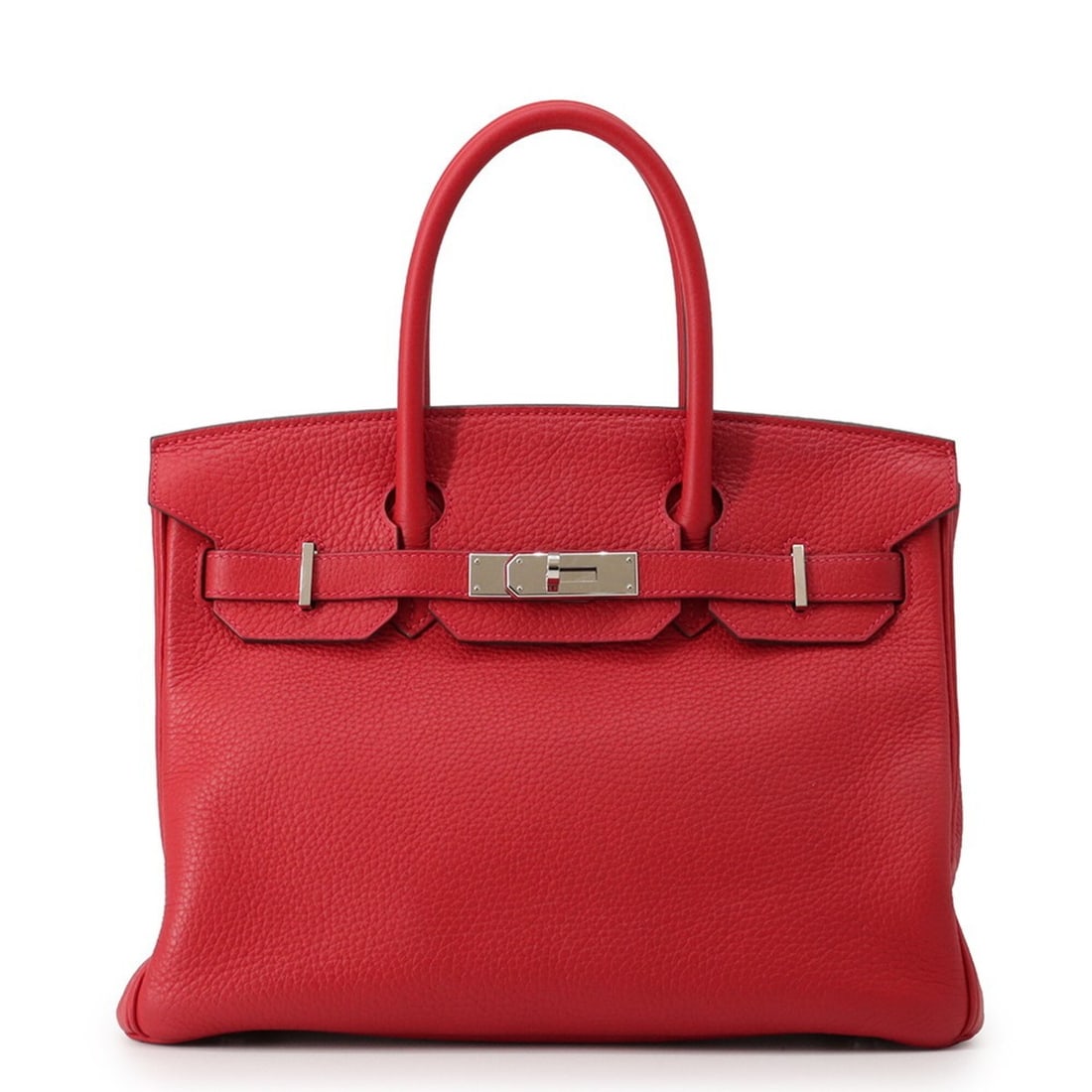 Hermes Birkin 30 Rouge Casaque Taurillon Clemence U stamp HERMES handbag women's