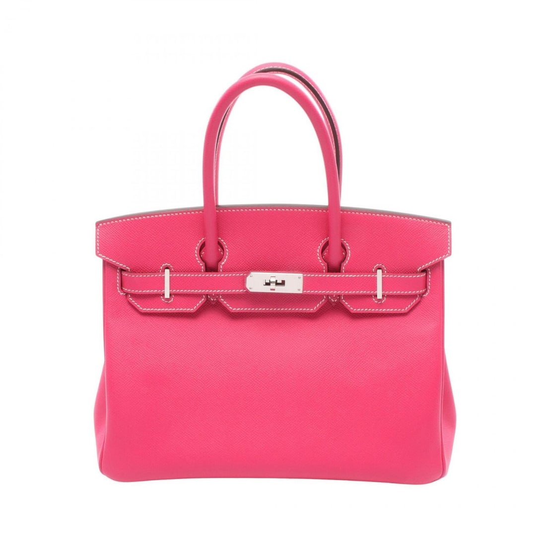 Hermes Birkin 30 Rose Tyrien Handbag, Veau Epsom Leather, Women's, Pink