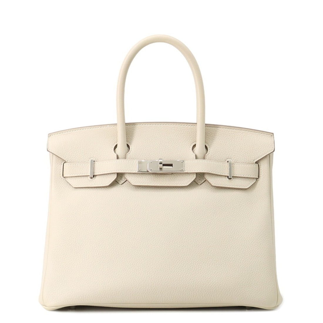 Hermes Birkin 30 Craie Togo C stamp HERMES handbag women's