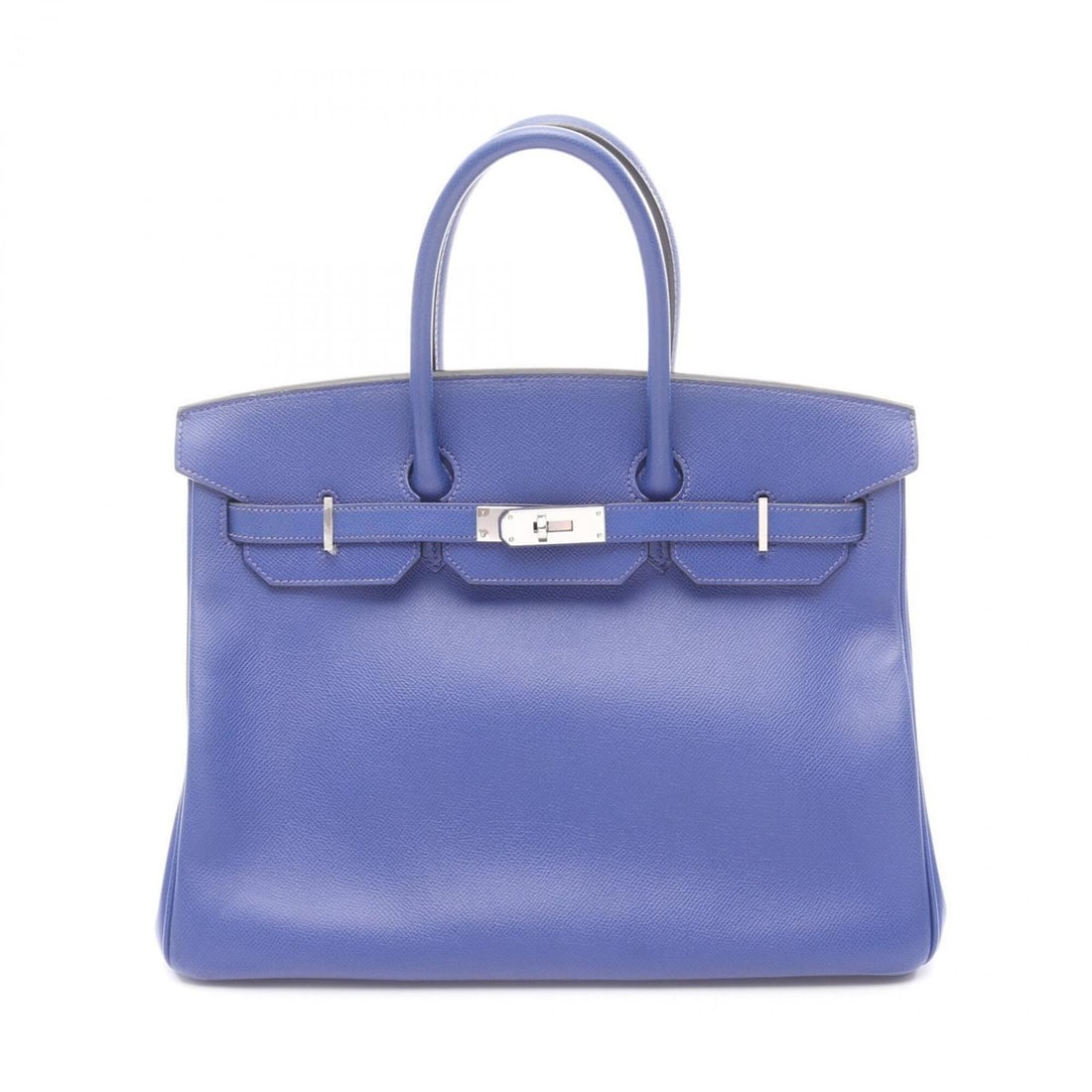 Hermes Birkin 35 Blue Electric Handbag, Veau Epsom Leather, Women's