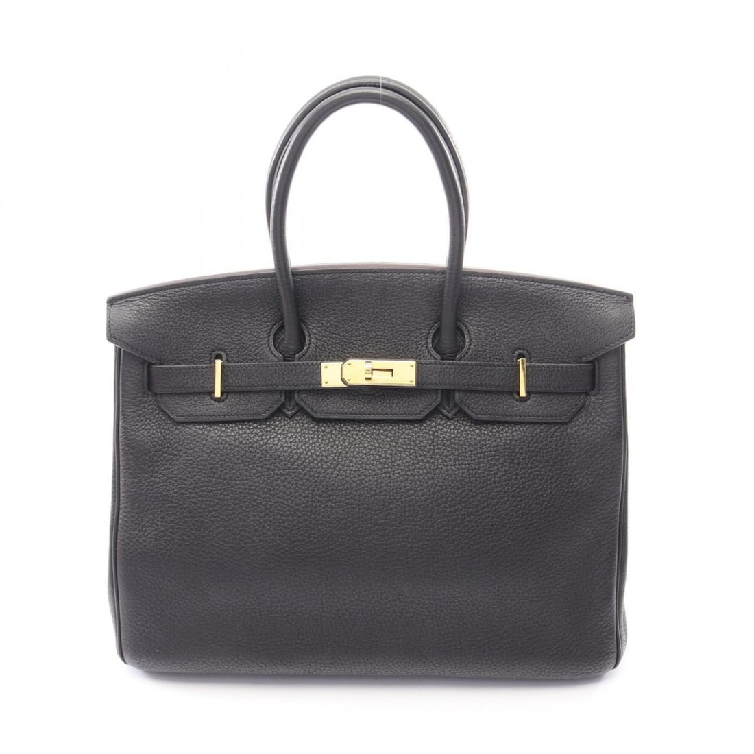 Hermes Birkin 35 Handbag, Leather, Togo Women's, Black
