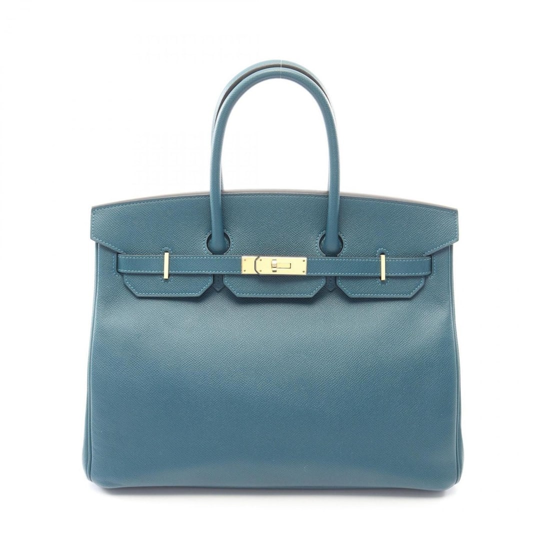 Hermes Birkin 35 Handbag, Leather, Veau Epsom, Women's, Green