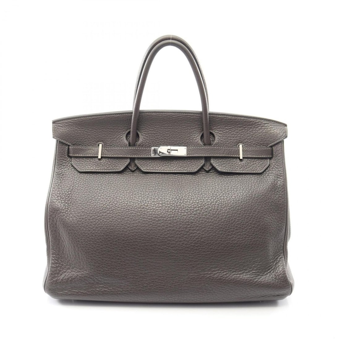 Hermes Birkin 40 Handbag, Leather, Taurillon Clemence Women's, Gray