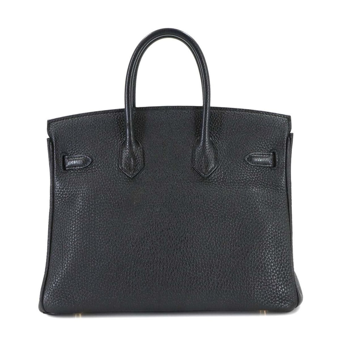 Hermes Birkin 25 Togo Black Handbag ?R Stamp Gold Hardware