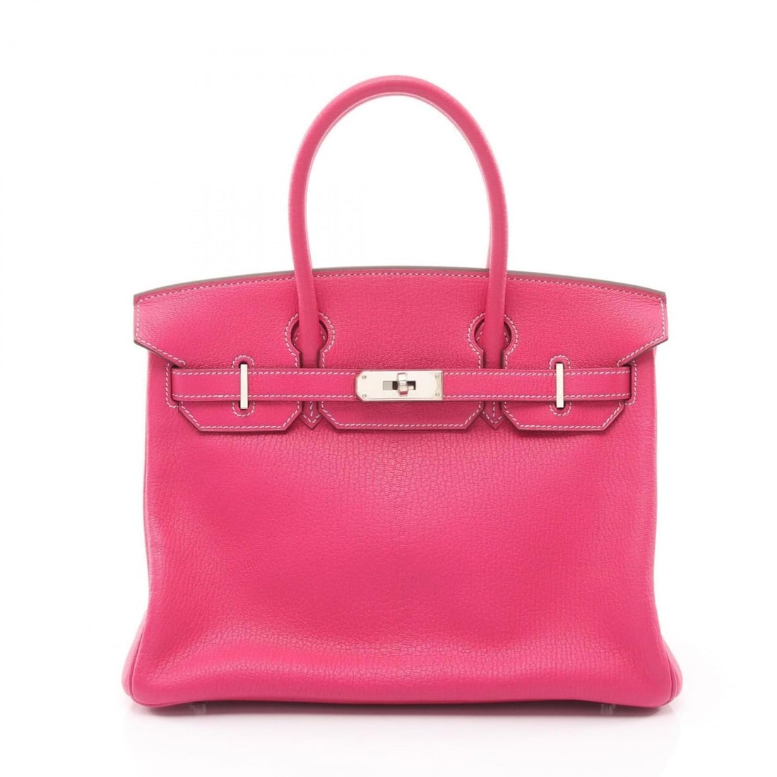 Hermes Birkin 30 Verso Handbag, Leather, Chevre Women's, Pink/Purple, Cyclamen (1 of 10)