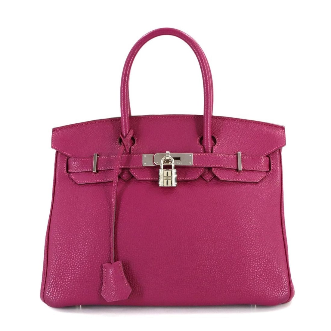 Hermes Birkin 30 Togo Tosca Handbag, ?O stamp, Silver hardware, 25