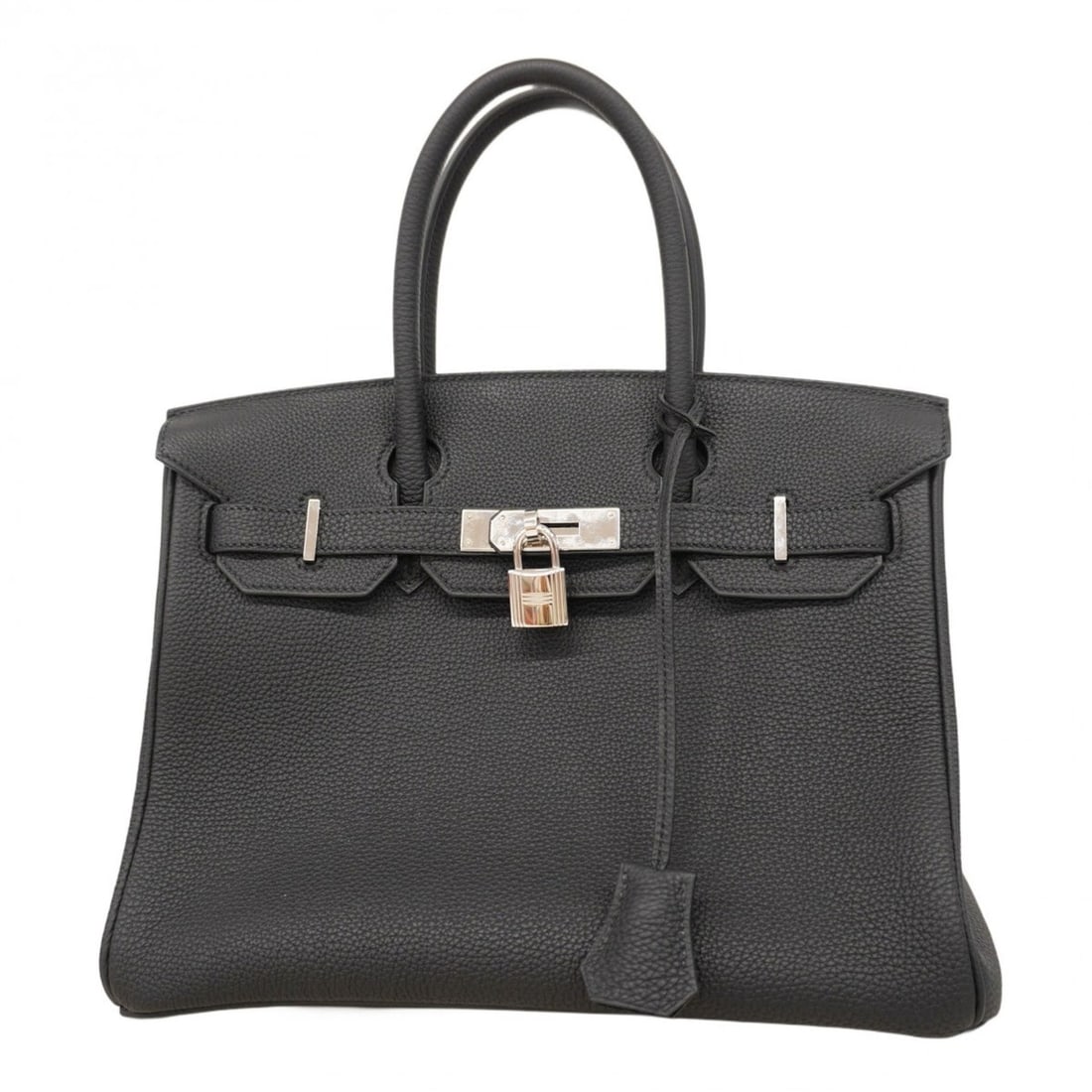 Hermes Birkin 30 Togo Black Handbag, Women's, B Stamp (1 of 13)