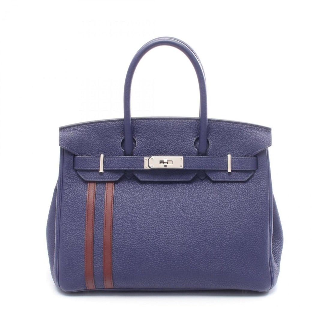Hermes Hermès Birkin 30 Officier Handbag, Leather Calfskin (Cowhide), Togo Swift Leather, Women's,