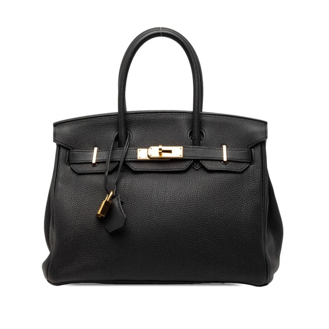 Hermes Birkin 30 Handbag Black with Gold Hardware and Togo Leather for Women: --- Catalog ---Category: SizeSize (HxWxD): 23cm x 30cm x 15cm / 9.05'' x 11.81'' x 5.9''Category: DesignType: HandbagColor: BlackGender: WomenMaterial: Togo leather Hardware Color: GoldCategory: Gener