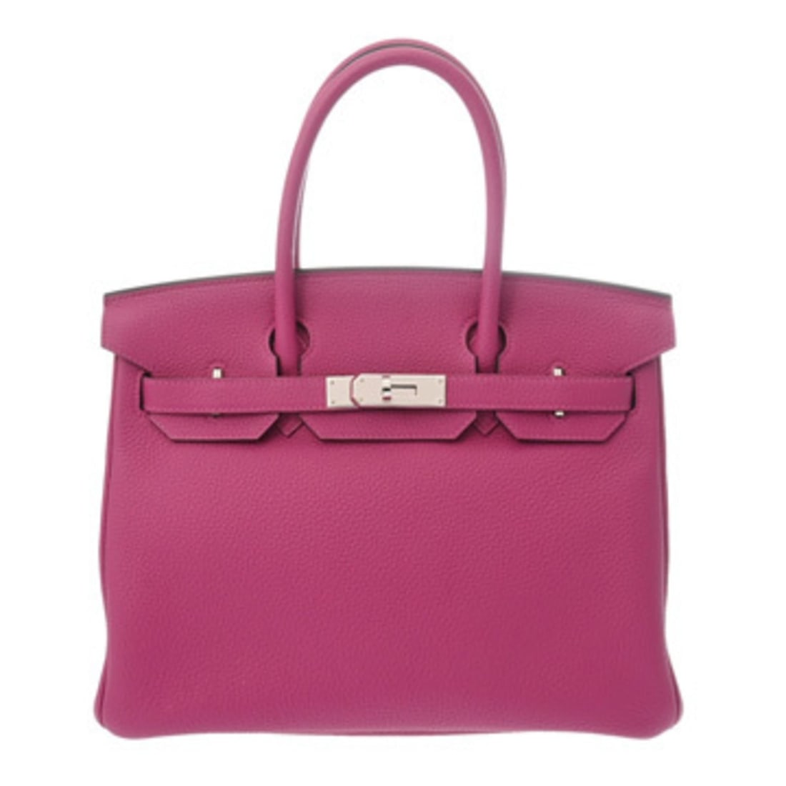HERMES Birkin 30 Rose Purple Y Stamp (circa 2020) Women's Togo Handbag A Rank Pre-owned Ginzo