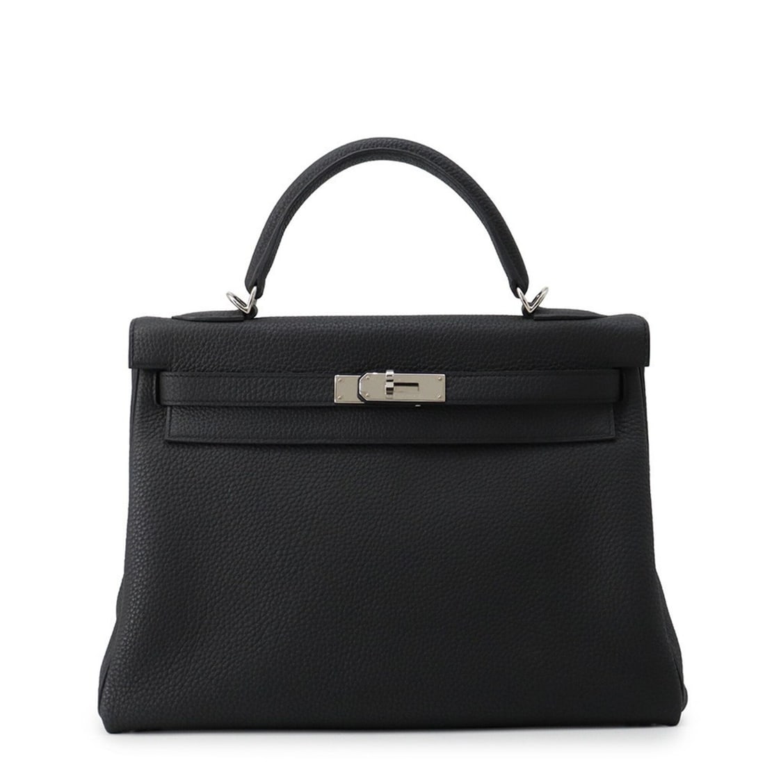 Hermes Kelly 32 Handbag, Black Togo Leather, C Stamp, 2-way Bag, Black, Kelly, Women's, HERMES