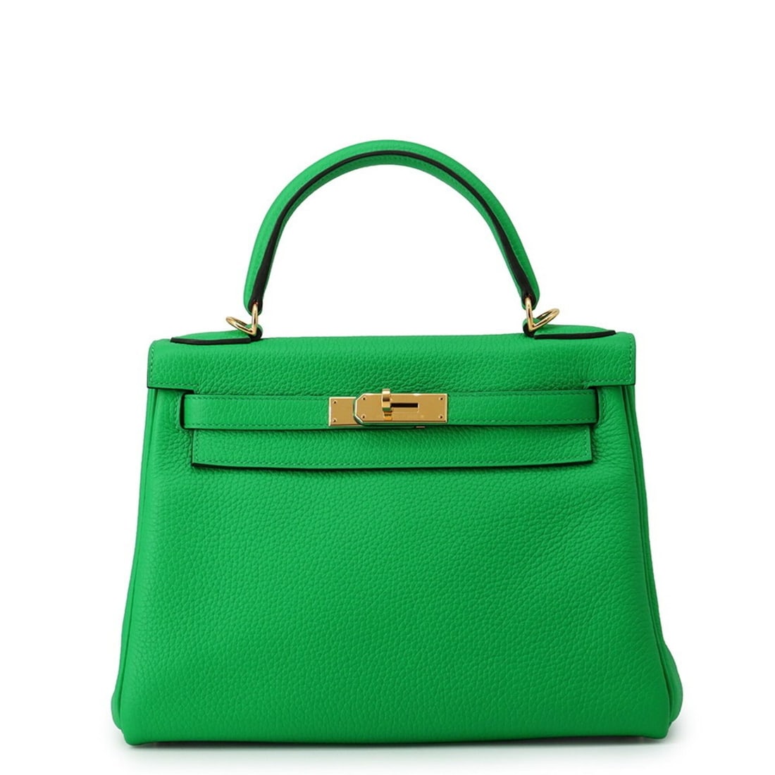 Hermes Kelly 28 Handbag, Inside Stitching, Bamboo, Togo Leather, U Stamp, HERMES 2-way Bag, Kelly,