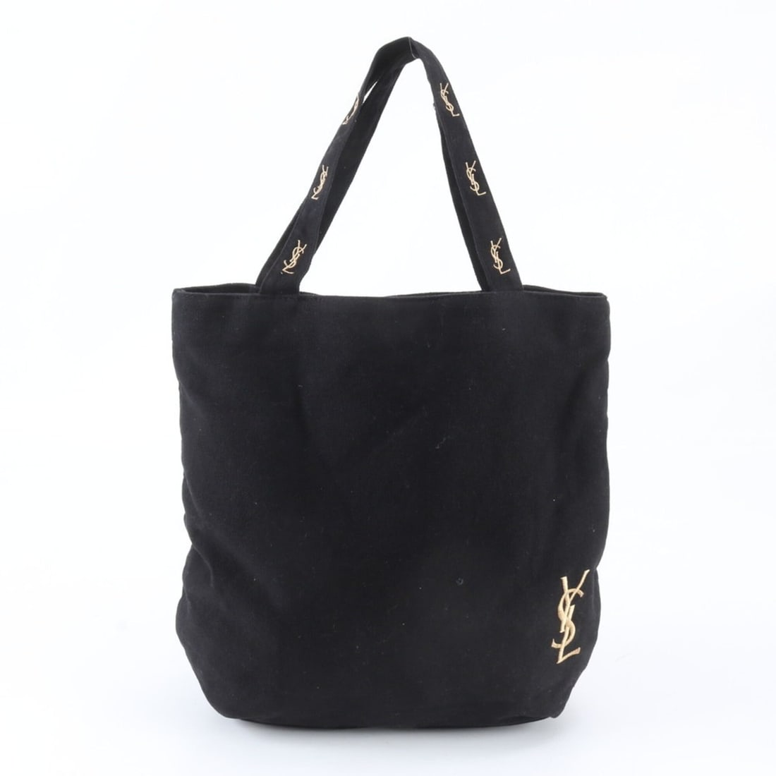Yves Saint Laurent YSL Logo Embroidered Tote Bag Shoulder Handbag Black Women's: --- Catalog ---Category: SizeSize (HxWxD): 31cm x 25cm x 9.5cm / 12.2'' x 9.84'' x 3.74''Category: DesignType: Handbag, Shoulder bag, Tote bagColor: BlackGender: WomenCategory: GeneralBrand: Yves Sain