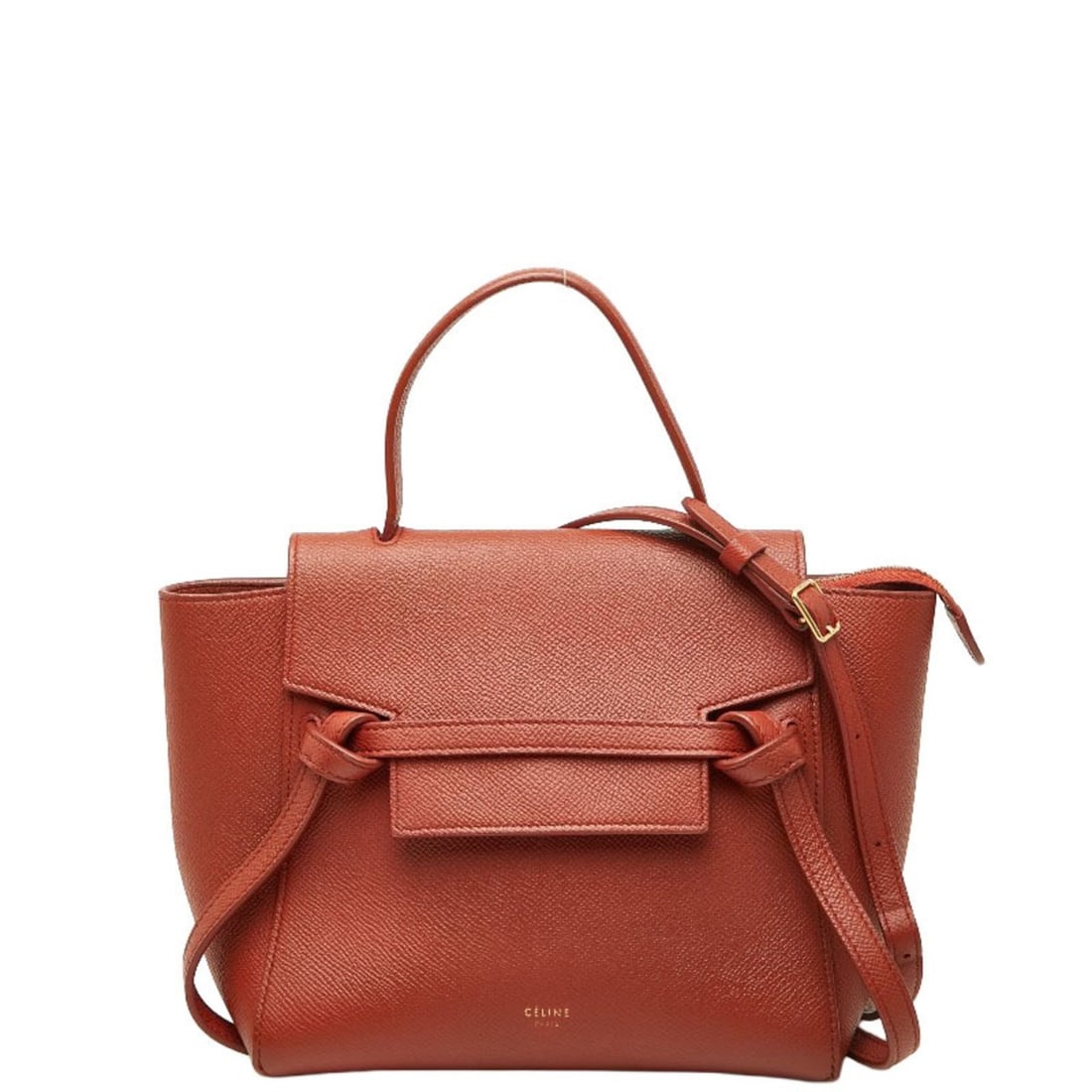 Celine Belt Bag Nano Catfish Handbag Shoulder 2WAY Brown Leather Women's CELINE (1 of 10)