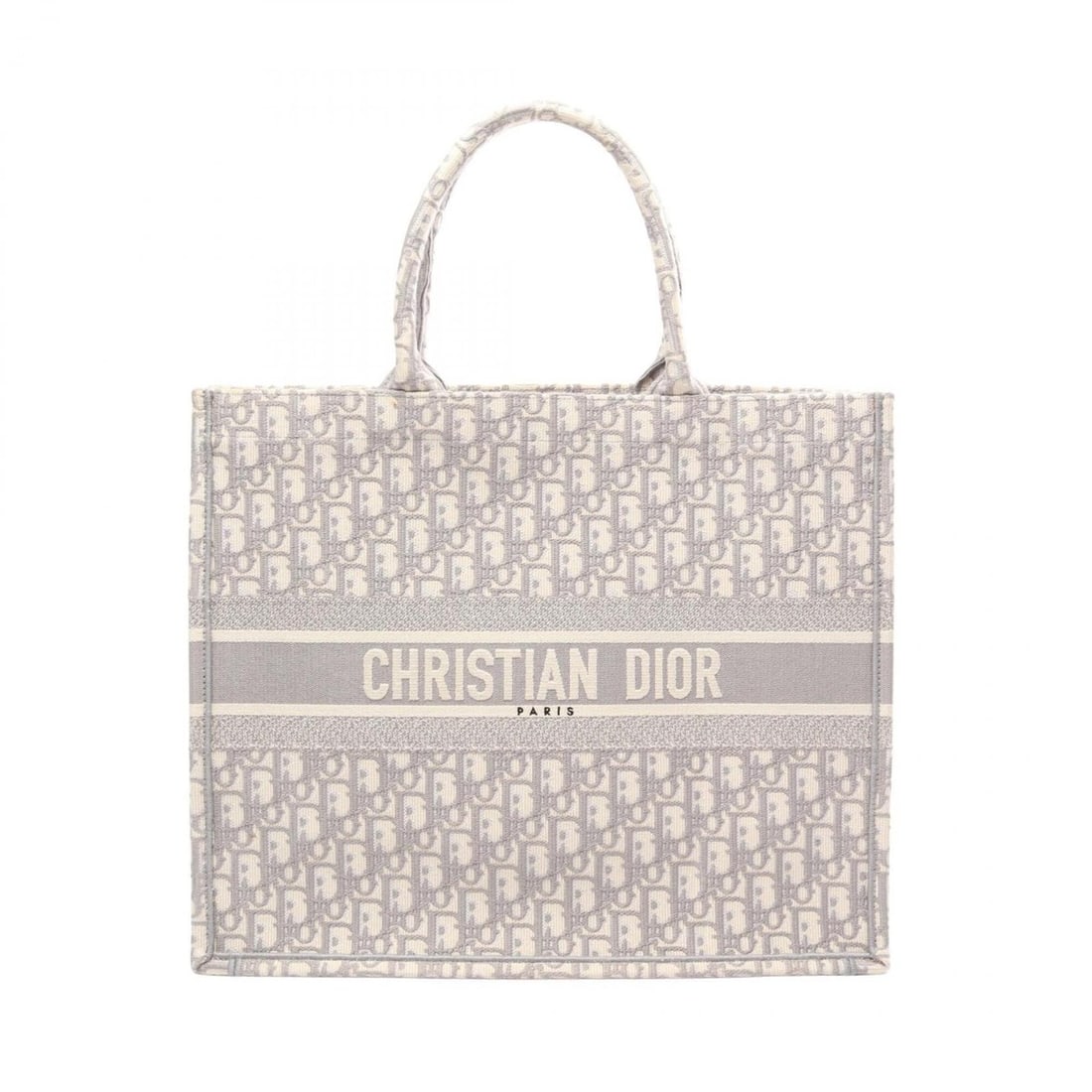 Christian Dior Dior BOOK TOTE Large Oblique Tote Bag Handbag Canvas Women's Gray/White: --- Catalog ---Category: SizeSize (HxWxD): 35cm x 42cm x 18cm / 13.77'' x 16.53'' x 7.08''Category: DesignType: Handbag, Tote bagColor: Gray, WhiteGender: WomenMaterial: Canvas Category: GeneralBrand: