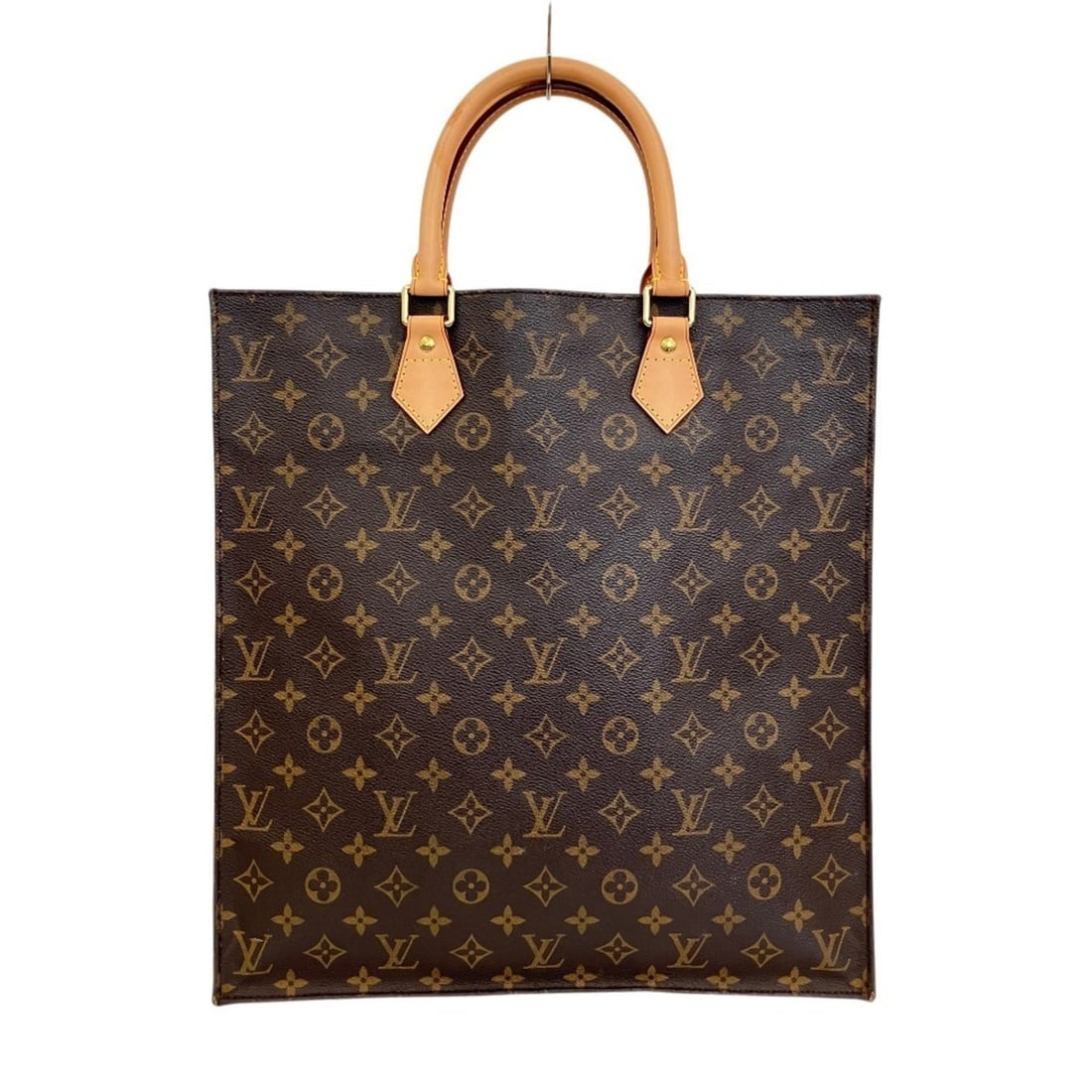 LOUIS VUITTON Louis Vuitton Monogram Sac Plat Handbag M51140 Brown Men's Women's: --- Catalog ---Category: SizeSize (HxWxD): 38cm x 35.5cm x 9cm / 14.96'' x 13.97'' x 3.54''Category: DesignType: HandbagColor: Brown, MonogramGender: Men,WomenMaterial: Monogram Category: GeneralBrand