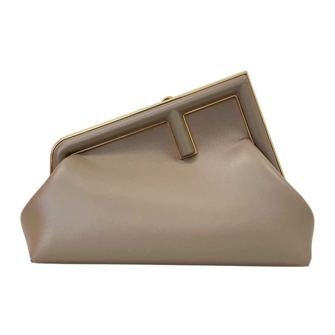 FENDI First Small 2-Way Clutch Bag, Shoulder Handbag, 8BP129 ABVE Greige, Women's: --- Catalog ---Category: SizeSize (HxWxD): 17cm x 22cm x 9cm / 6.69'' x 8.66'' x 3.54''Category: DesignType: Clutch bag, Shoulder bagColor: GrayishGender: WomenCategory: GeneralBrand: Fendi--- Item Li