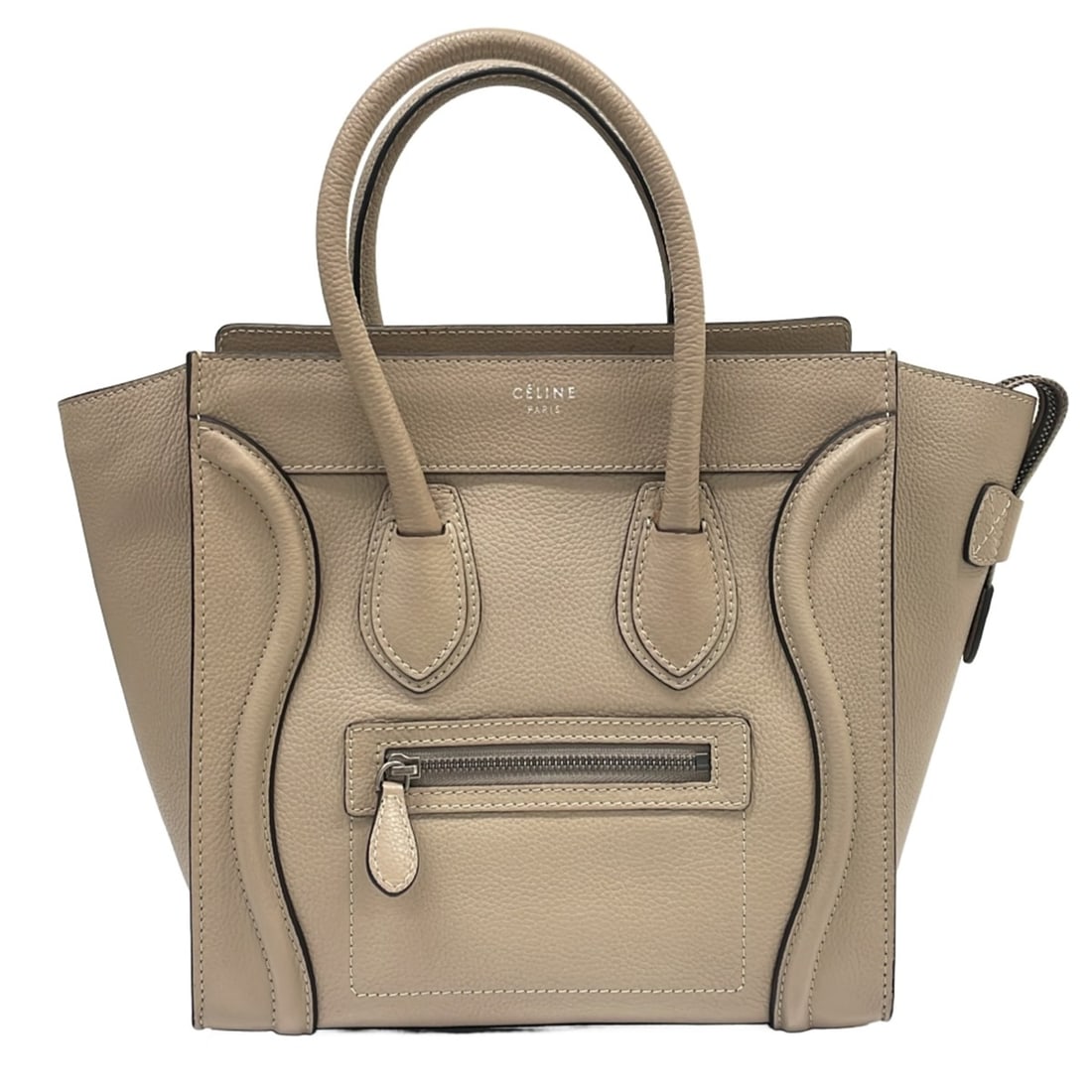 CELINE Luggage Micro Shopper Tote Bag, Beige, Women's: --- Catalog ---Category: SizeSize (HxWxD): 26cm x 41cm x 13.5cm / 10.23'' x 16.14'' x 5.31''Category: DesignType: Tote bagColor: BeigeGender: WomenCategory: GeneralBrand: Celine--- Item List ---Sectio