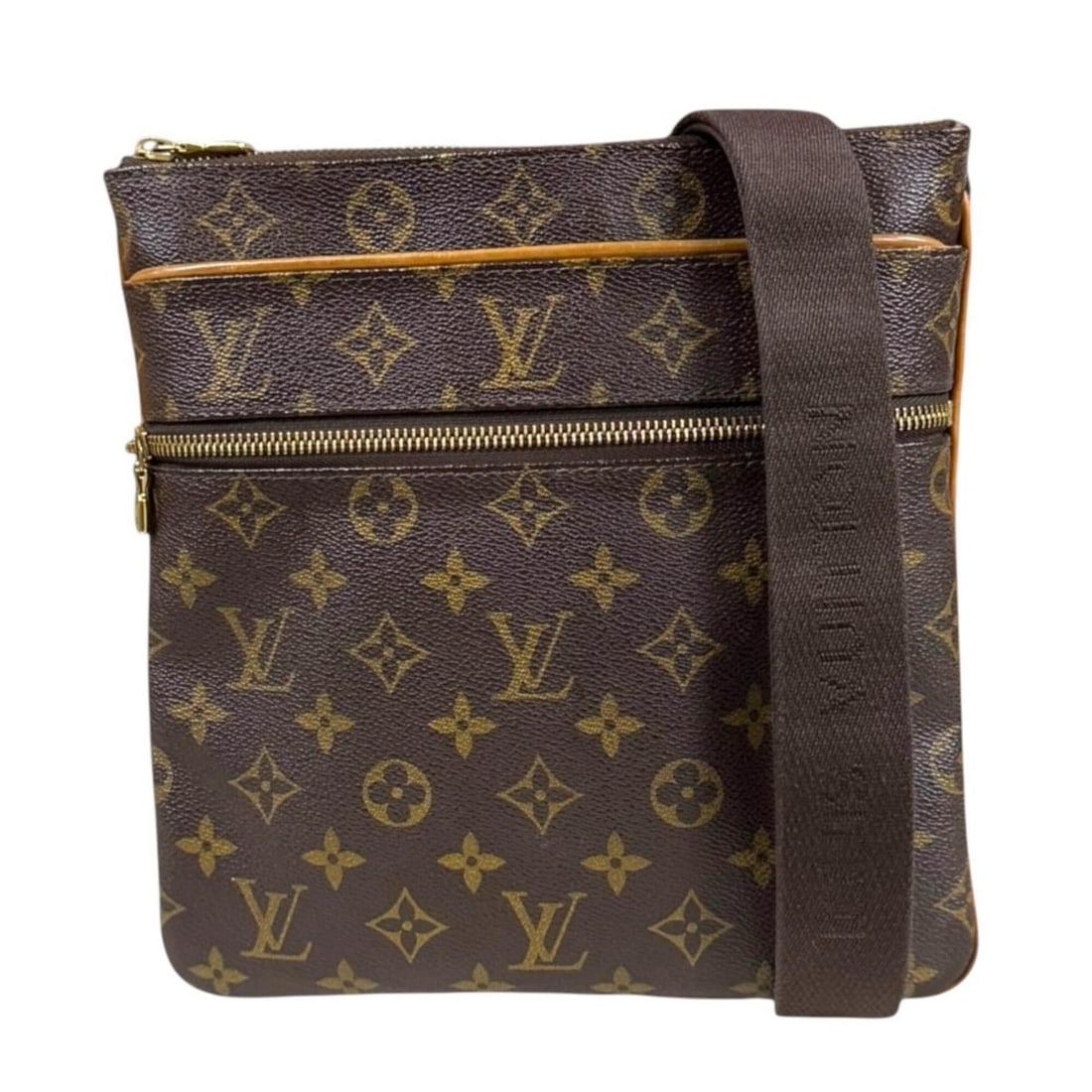 Louis Vuitton Pochette Valmy Monogram Shoulder Bag, Canvas M40524 Brown, Women's, LOUIS VUITTON,: --- Catalog ---Category: SizeWeight: 500g / 1.1lb.Size (HxWxD): 25cm x 24cm x 2cm / 9.84'' x 9.44'' x 0.78''Strap Length: 100cm - 180cm / 39.36'' - 70.86''Category: DesignType: Pochette, Shoulder bagC