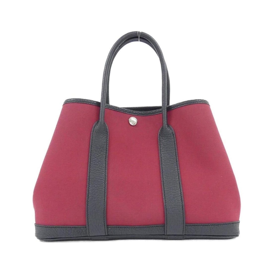 Hermes Garden Party Verso 30cm 082262CK Handbag: --- Catalog ---Category: SizeSize (HxWxD): 21cm x 30cm x 14cm / 8.26'' x 11.81'' x 5.51''Category: DesignType: HandbagColor: Blue indigo, RubyGender: Women,MenMaterial: Toile officier , Negonda leathe