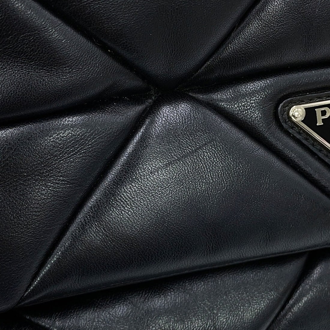 Prada Handbag System Patchwork Leather 1BD291 PRADA Black - 6