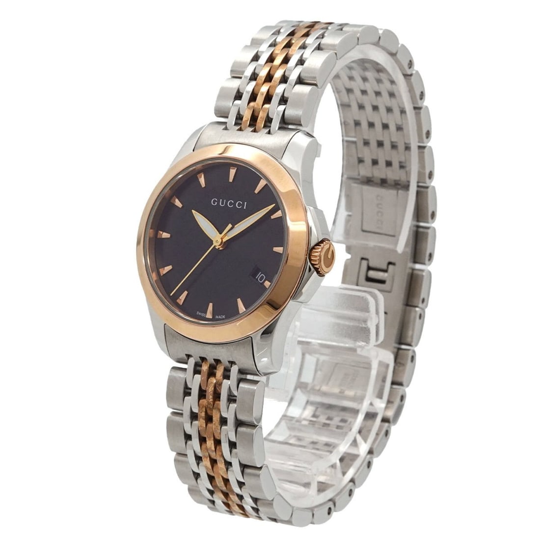 Gucci G-Timeless Combination 126.5 Women's Watch Date Black Quartz G Timeless - 2