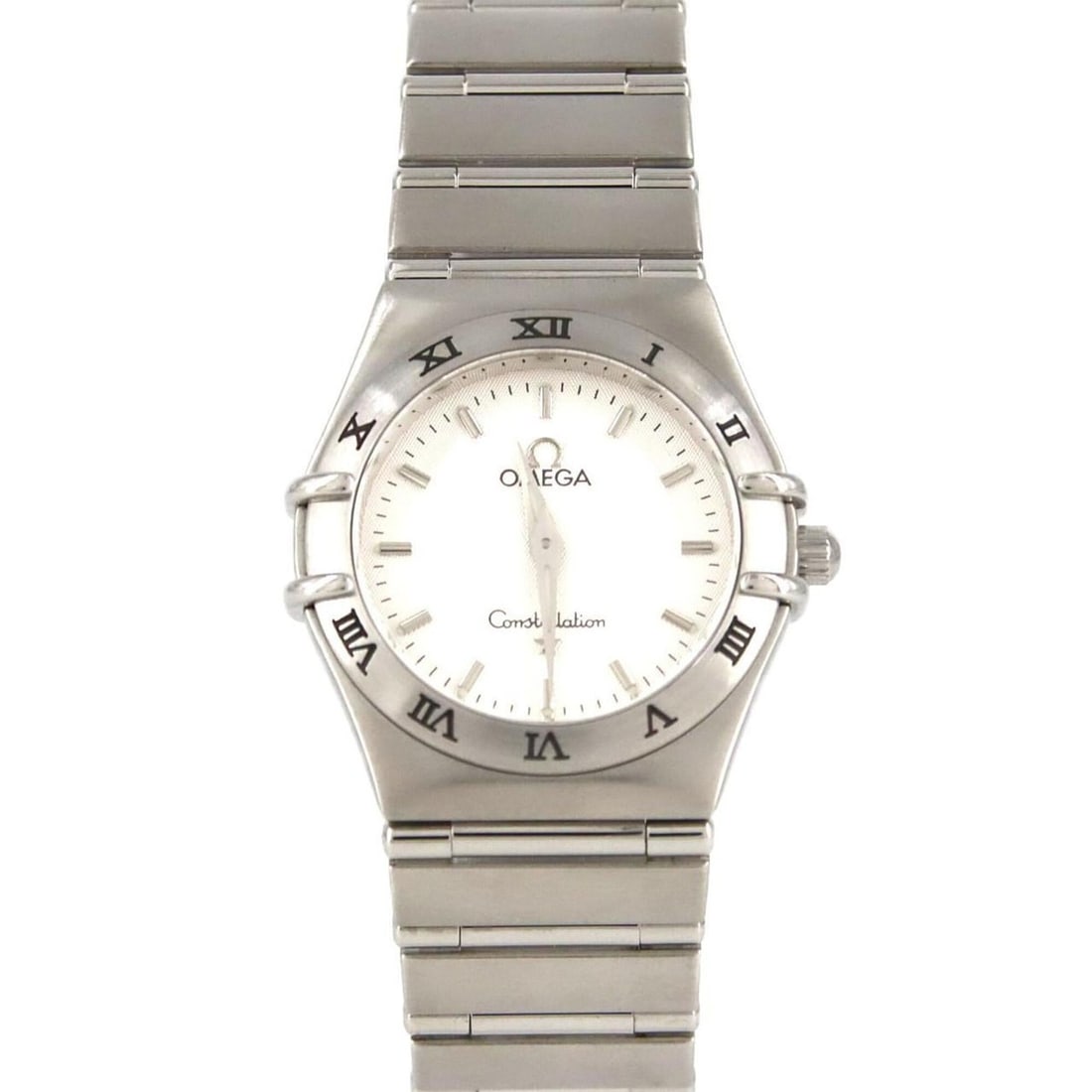 Omega Constellation 1572.30 SS Quartz Watch: --- Catalog ---Category: SizeWrist Size: 15cm / 5.9''Case Diameter: 25mm / 0.98''Category: DesignType: WristwatchGender: WomenColor (Dial): SilverMaterial (Band): Stainless steelMaterial (Case): Stain